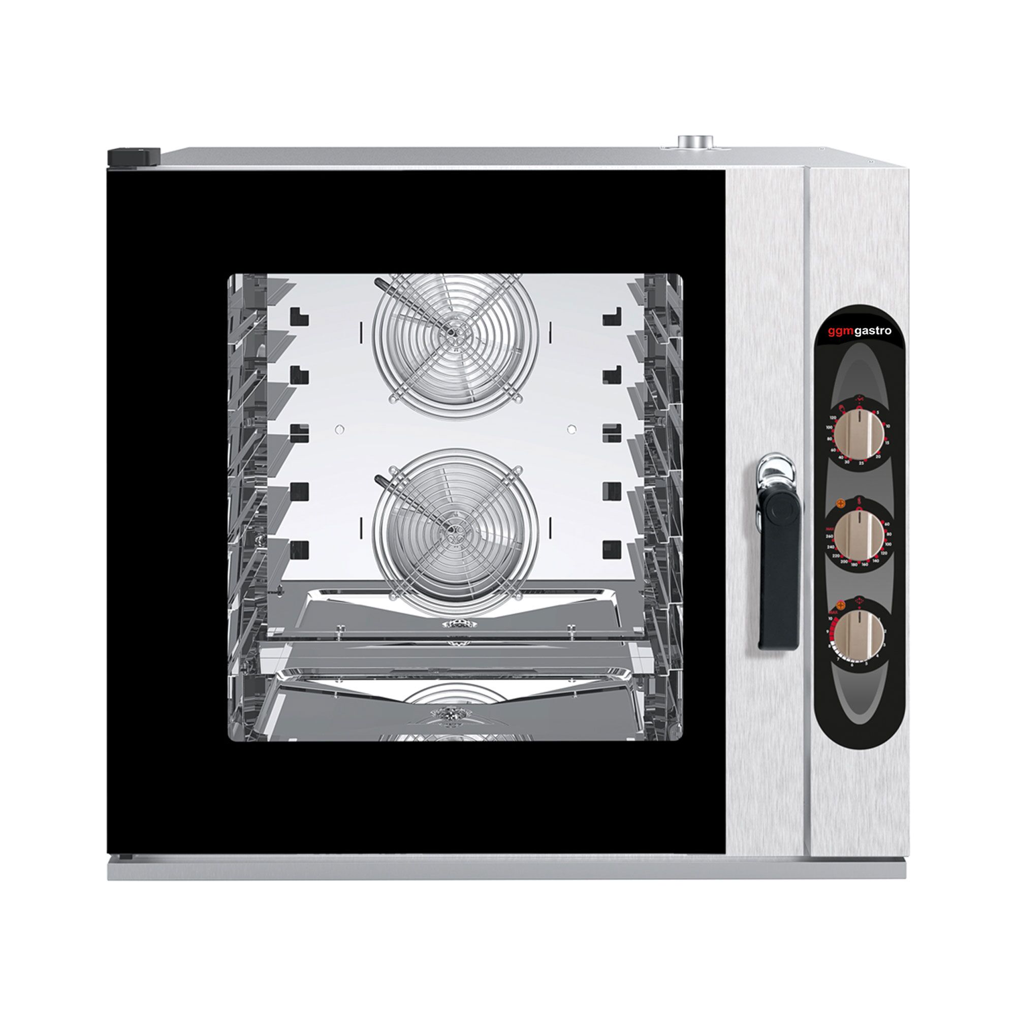 Bakery-Electric Commercial Combi Oven - Manual Controls - 6x EN 600x400 - incl. Mounting brackets