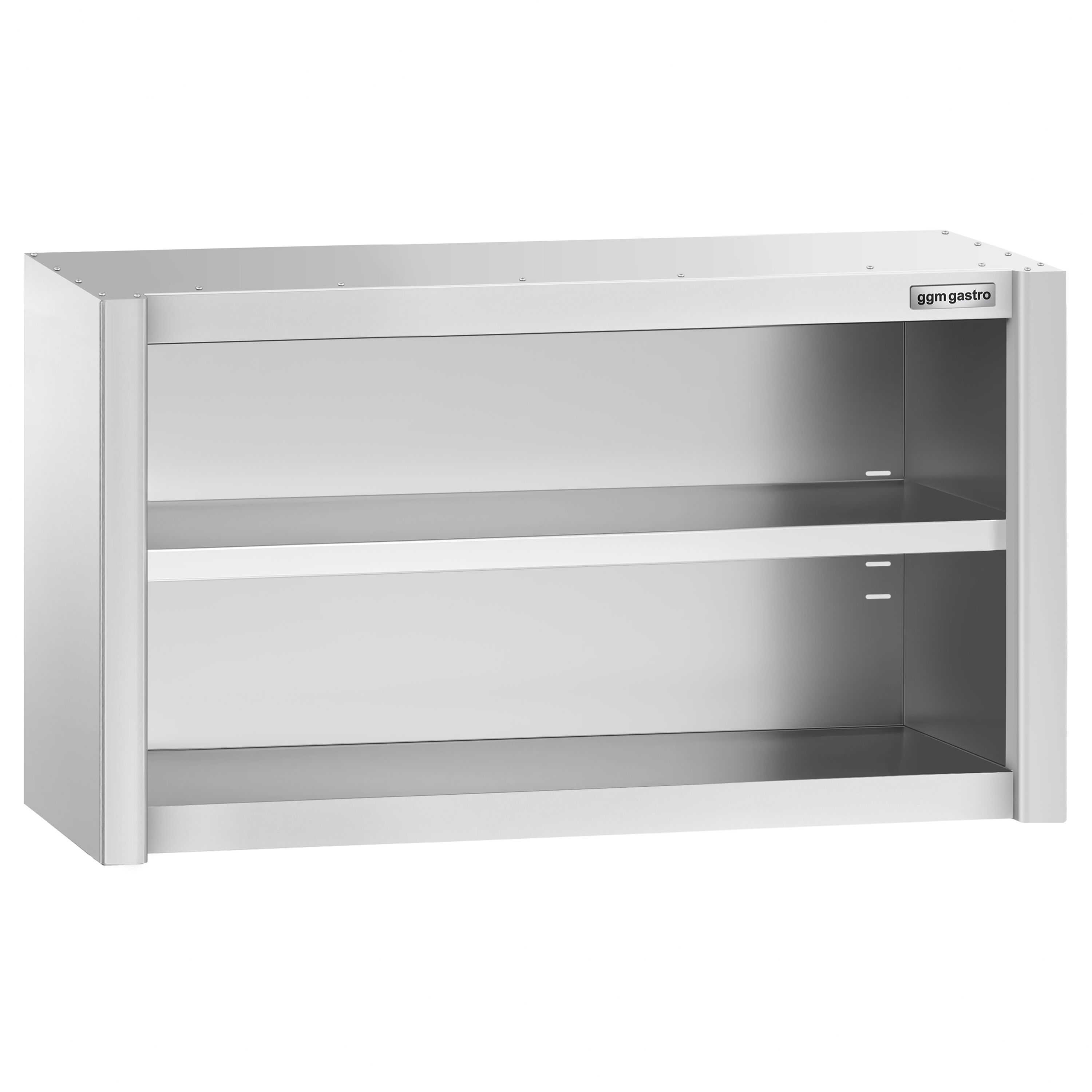 Armoire murale en acier inoxydable PREMIUM - 1000x400mm - sans portes (ouvert) - 650mm de haut