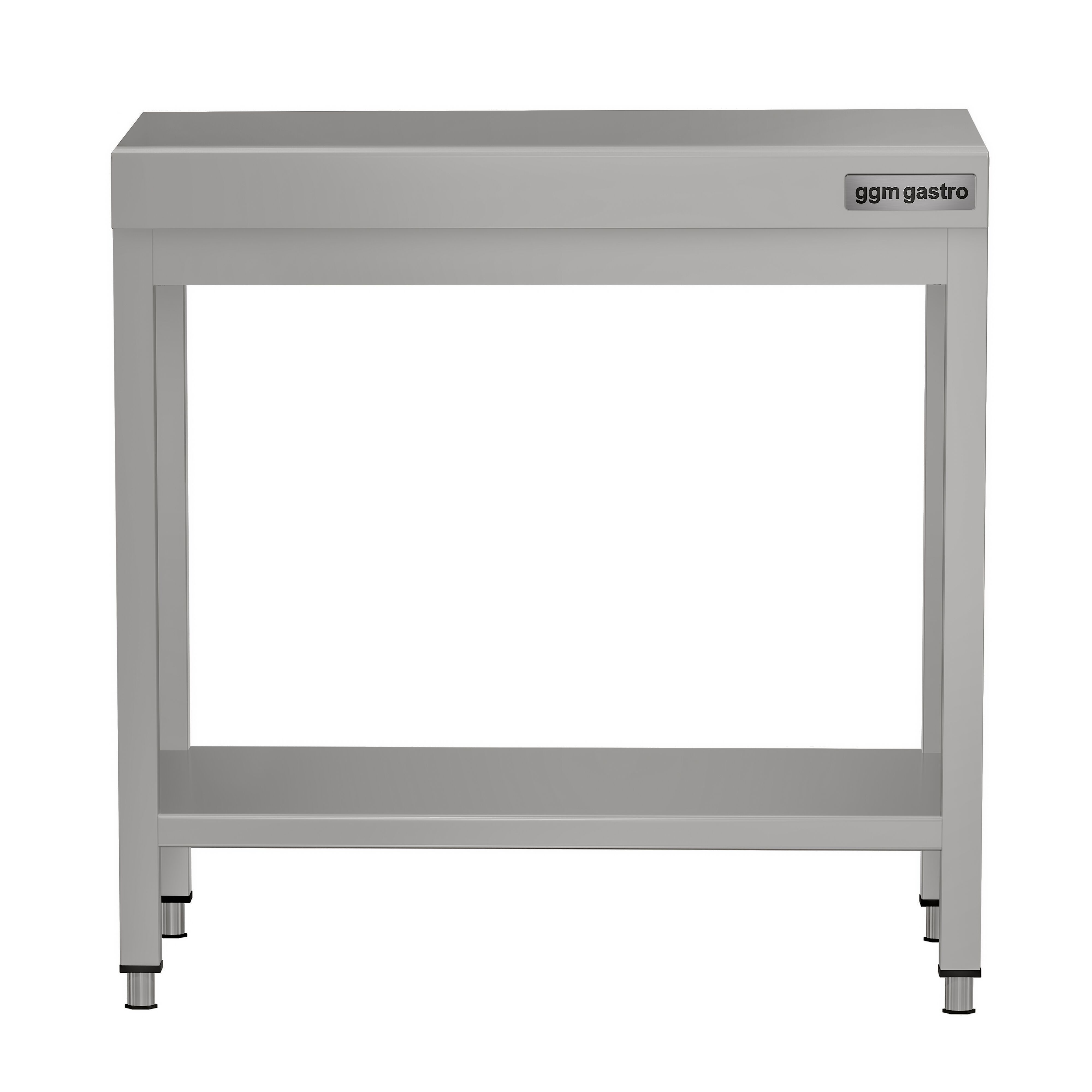 Table de travail en inox ECO – 600 × 700 mm – avec tablette inférieure