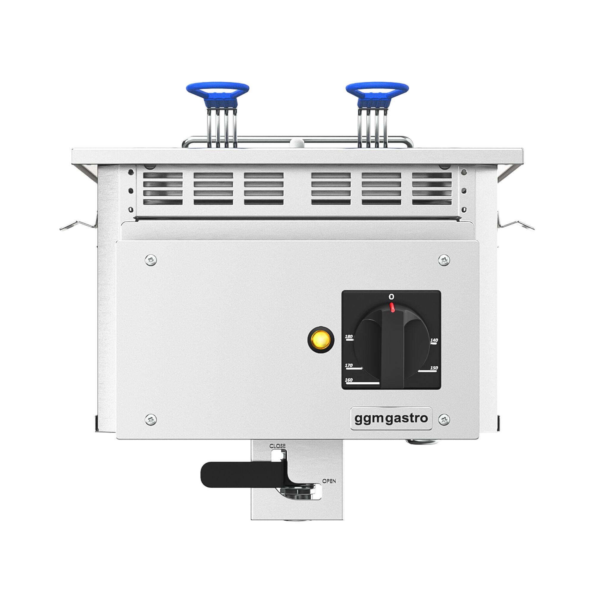 Friteuse électrique professionnelle encastrable - 13L - 12,0kW - avec robinet de vidange