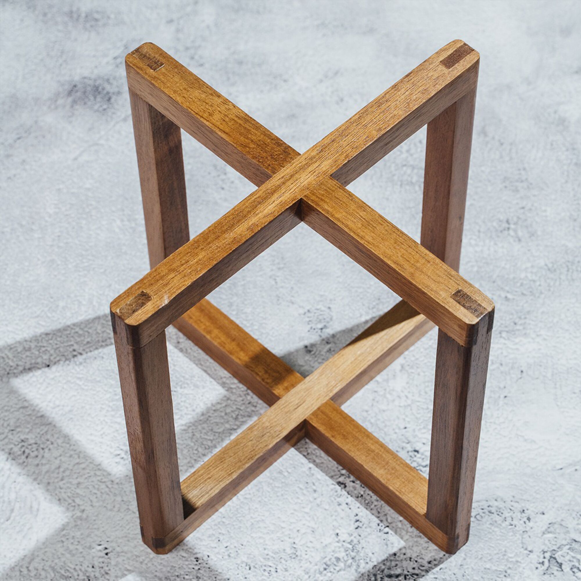 Etagere / Buffet Stand - Bamboo - Brown - square - Height: 140mm - suitable for 10430 & 10435