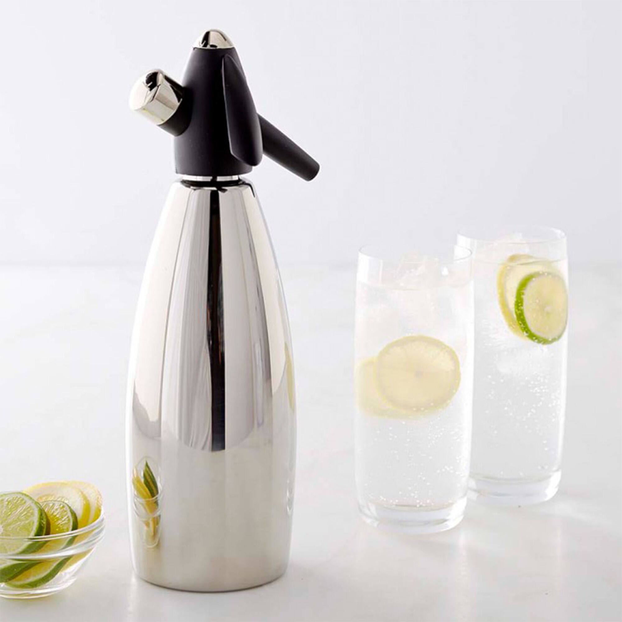 ISI | Siphon à eau - 1 litre - acier inoxydable