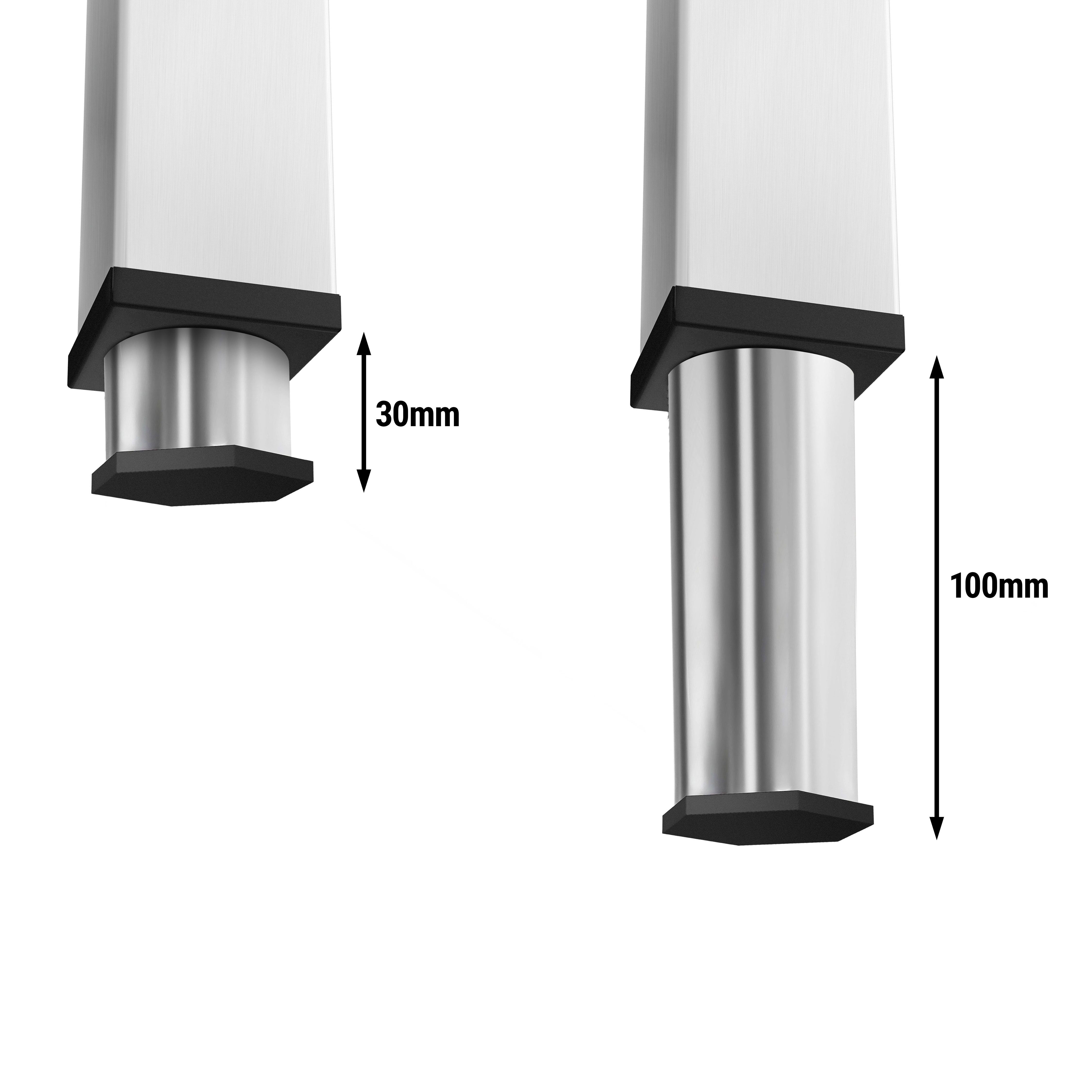 Stół roboczy centralny ze stali nierdzewnej PREMIUM - 600x700mm - z półką - z deską do krojenia Biały