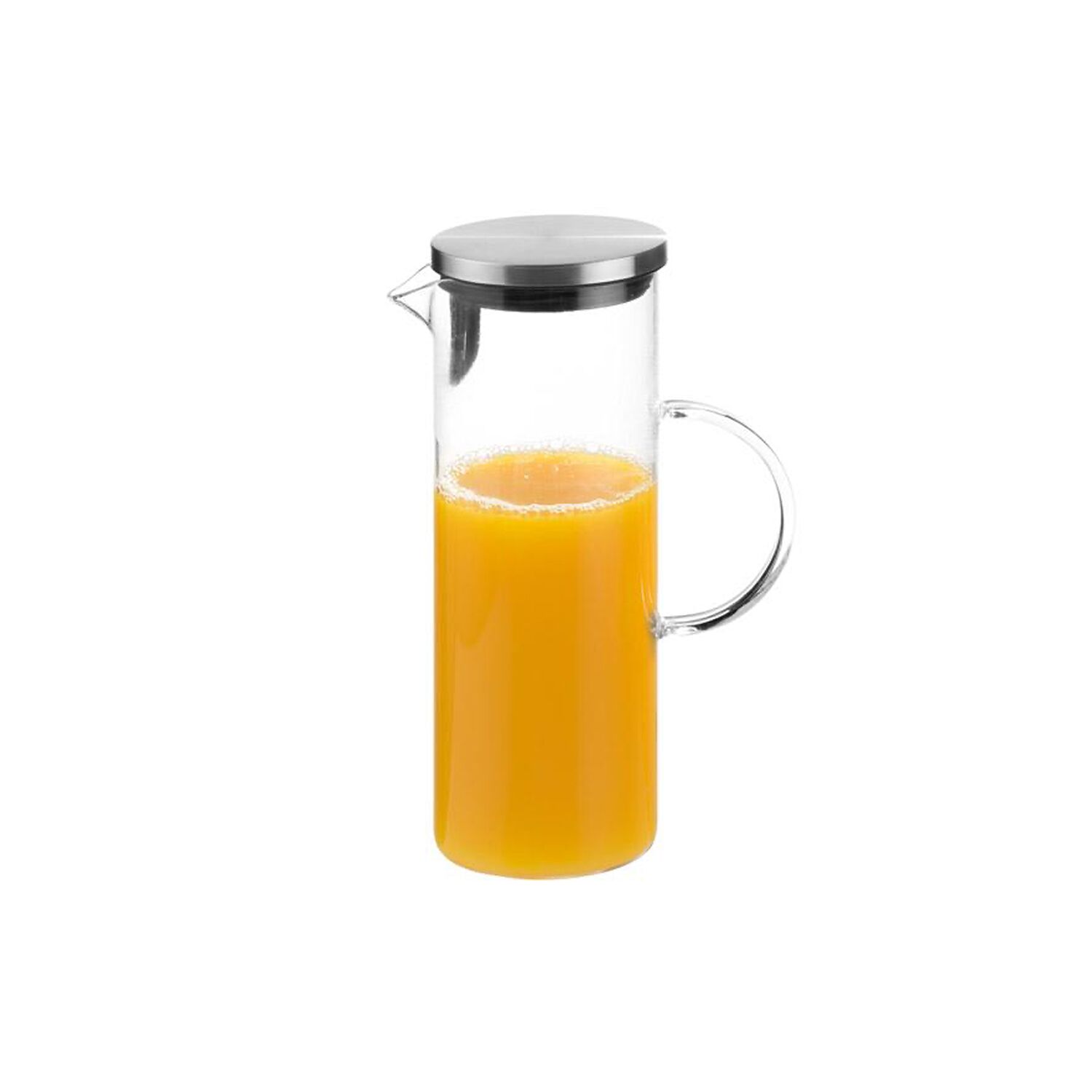 (6 db) Kancsó - 1,5 l - üveg - tart.: fedél szűrővel - átlátszó