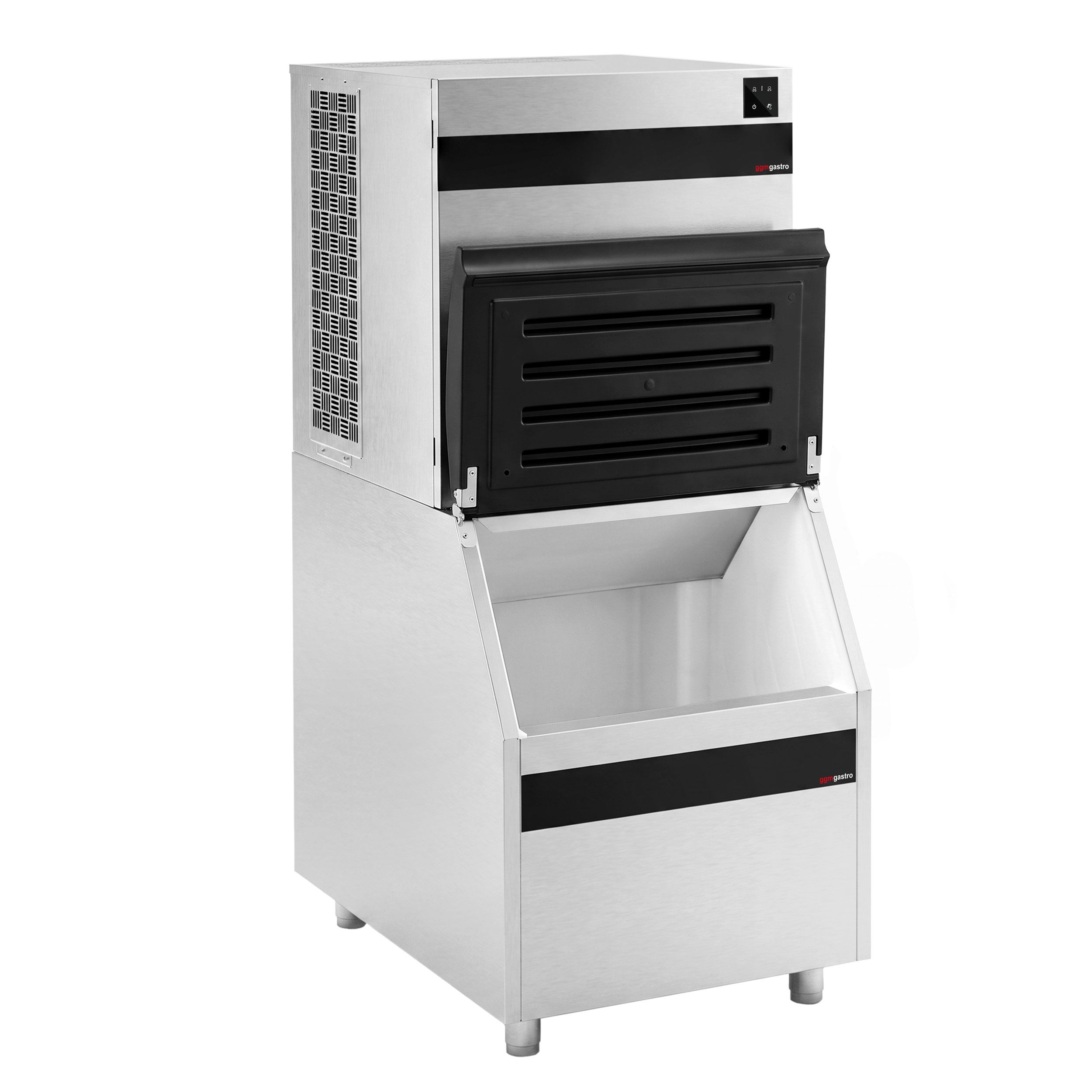 Commercial Ice Machine - Cube - 450 kg/24 h - incl. storage container