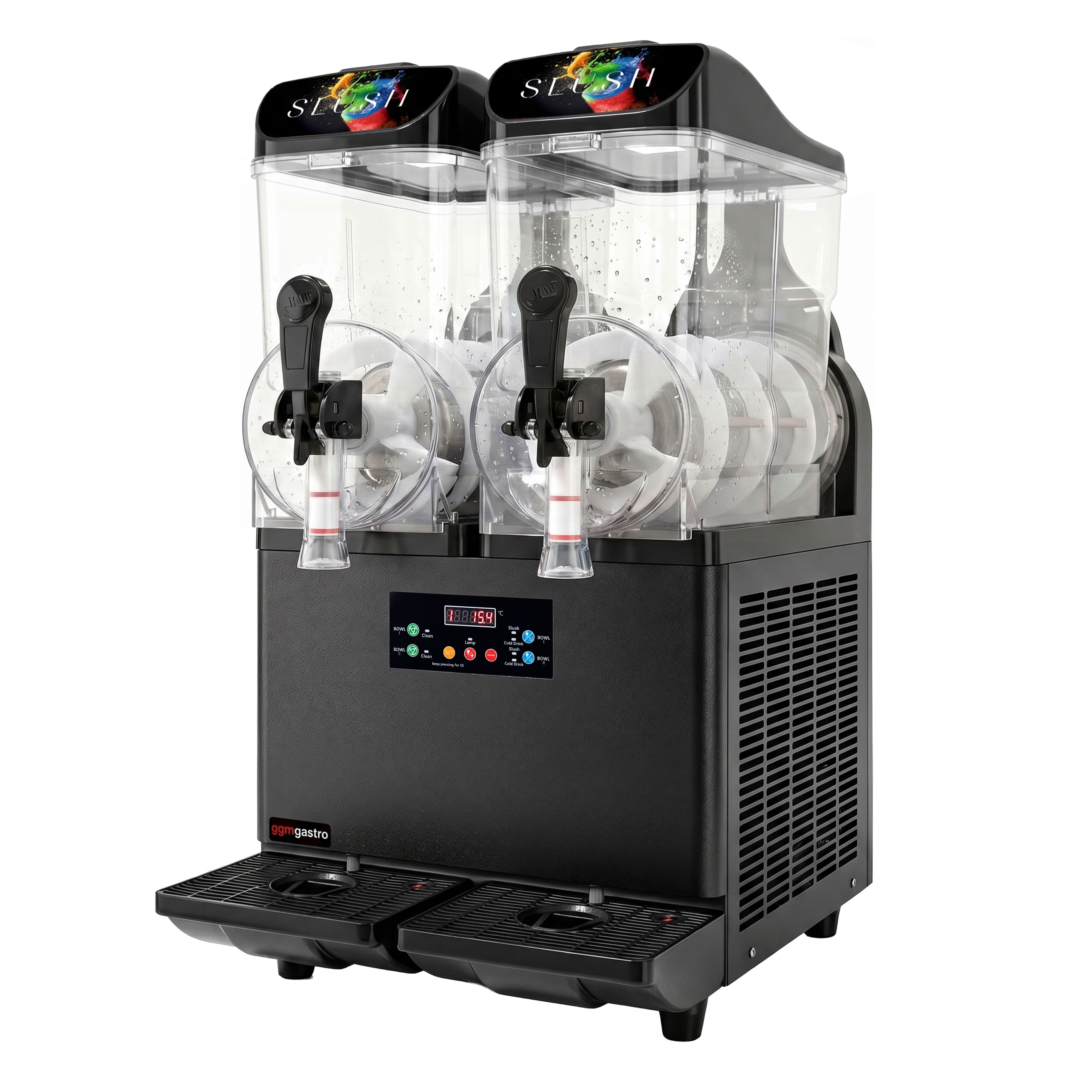 Slush machine – 2 x 12 litres – 850 watts – digital