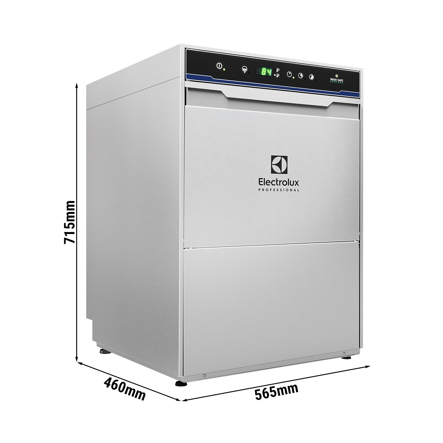 ELECTROLUX | Lave-verres à double paroi - Digital - 3,3 kW - avec pompe à détergent-, à produit de rinçage- & à vidange