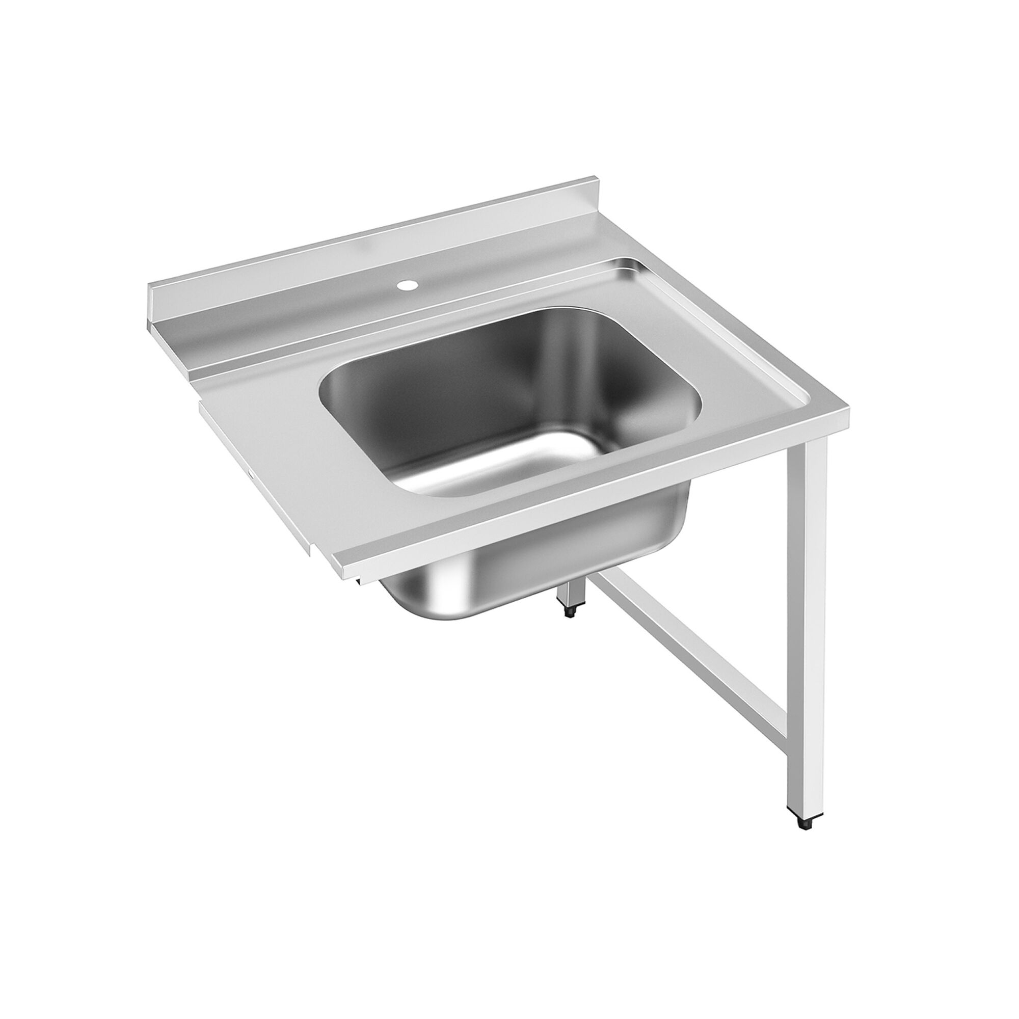 Table d’entrée pour lave-vaisselle - 800mm - Montage à droite - avec 1 bac - pour DSHI1080WD