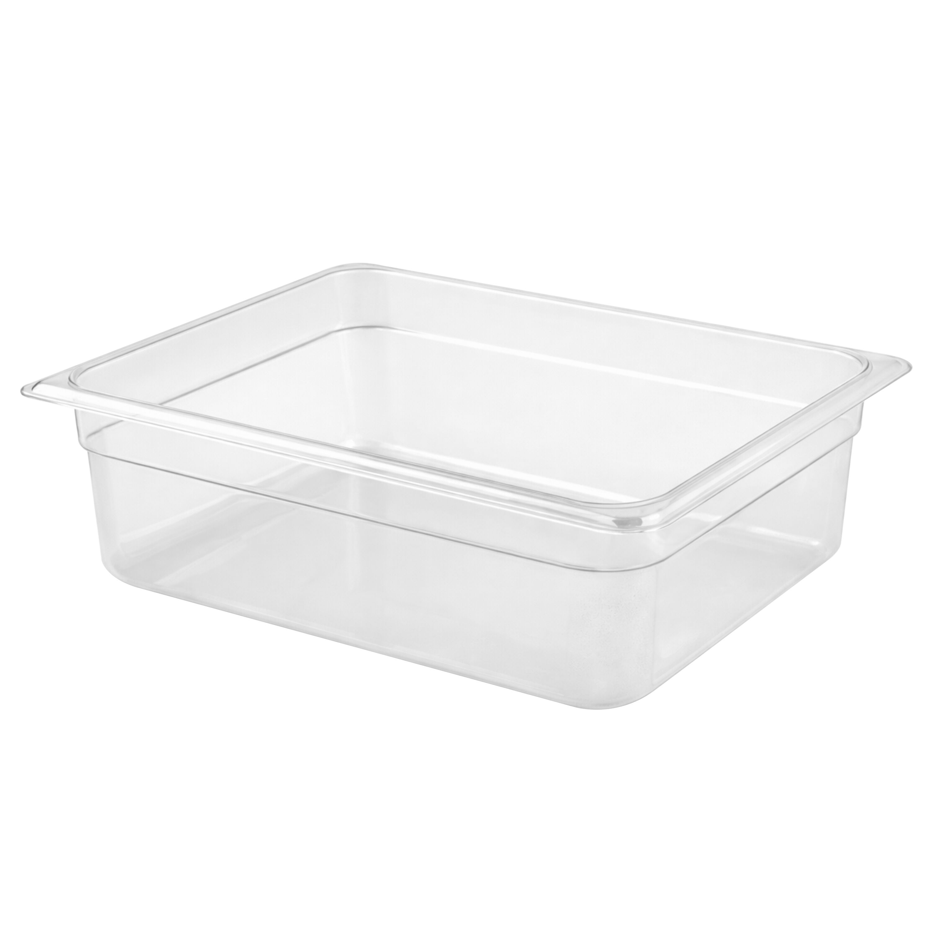 (6 pièces) Bac en Polycarbonate GN 1/2 - Transparent - Hauteur : 200 mm