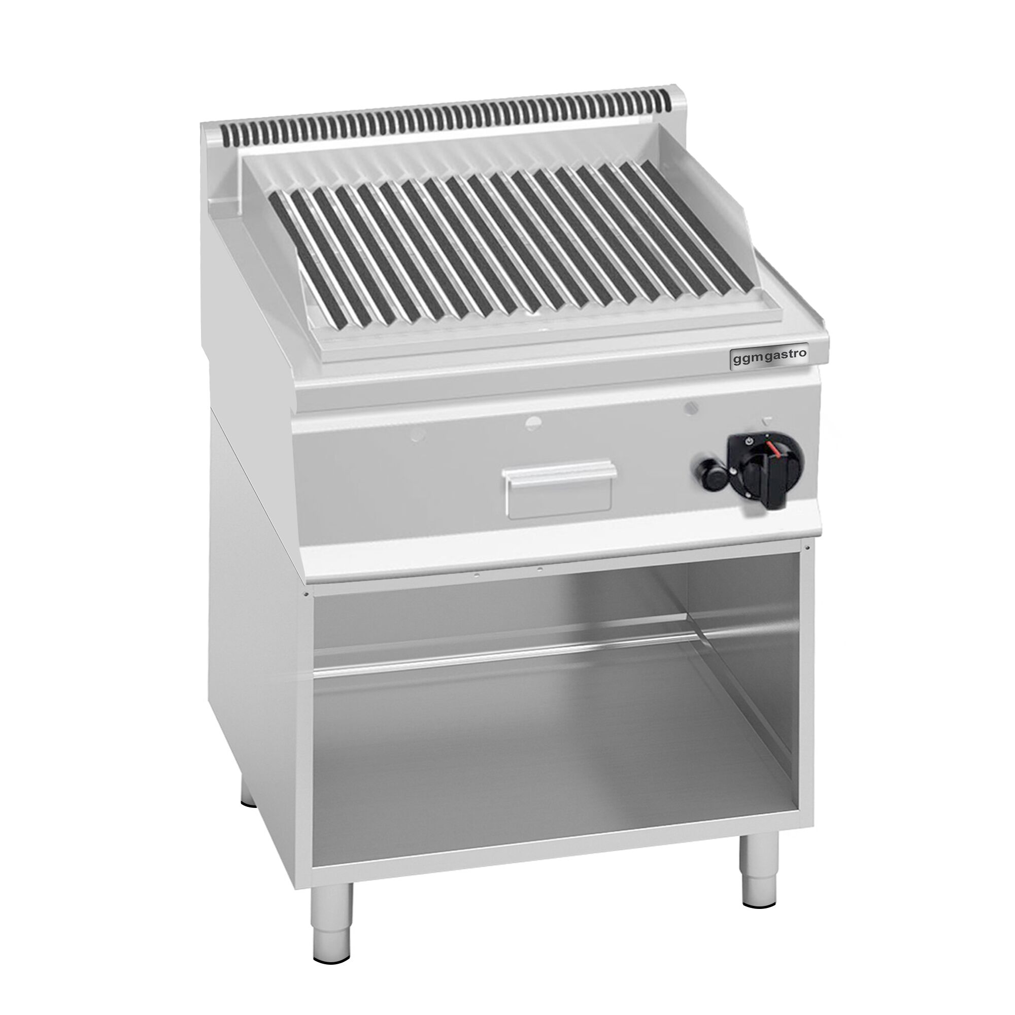 Grill à pierre de lave à gaz – 8 kW – incl. soubassement