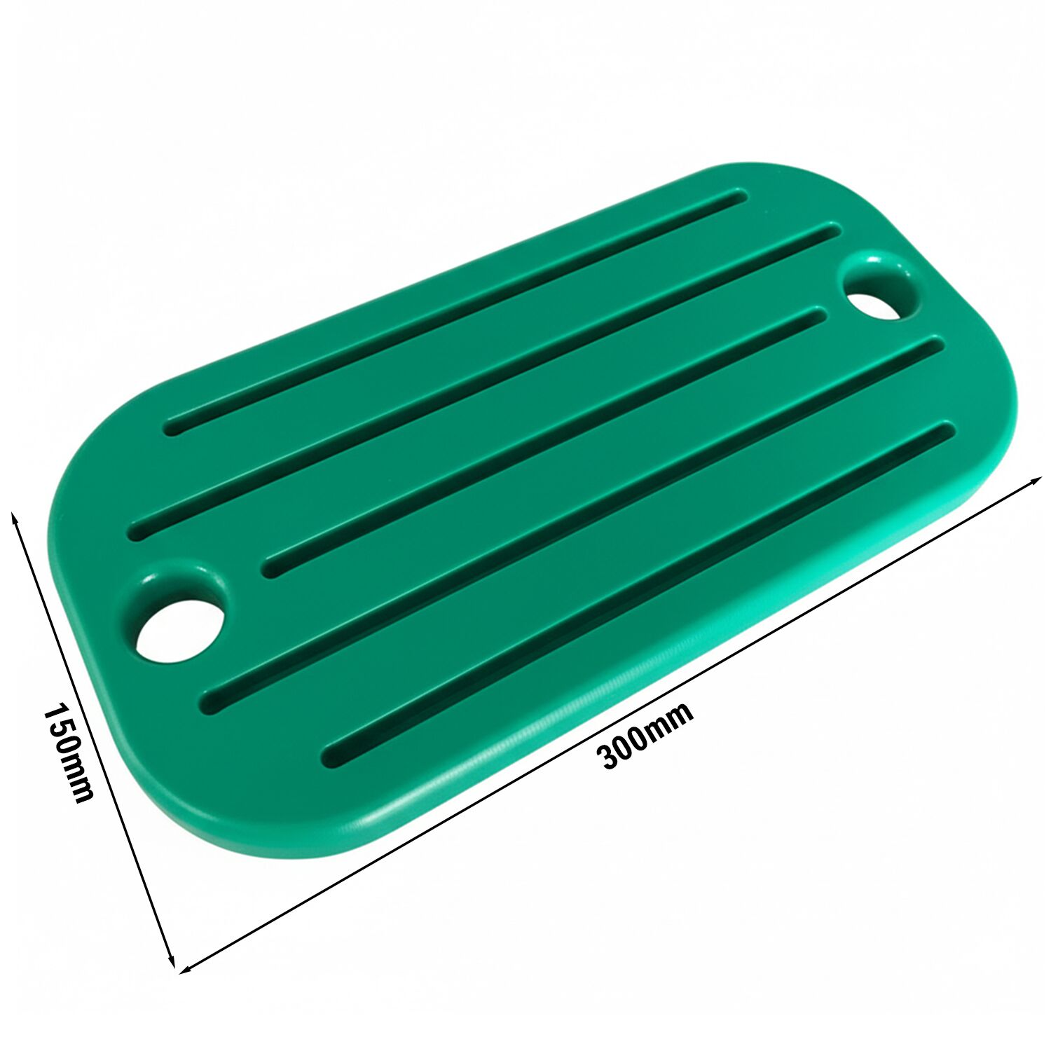 Support à couteaux pour armoire de stérilisation UV - compatible GN 1/3 - 300x150mm - H:20mm - Vert