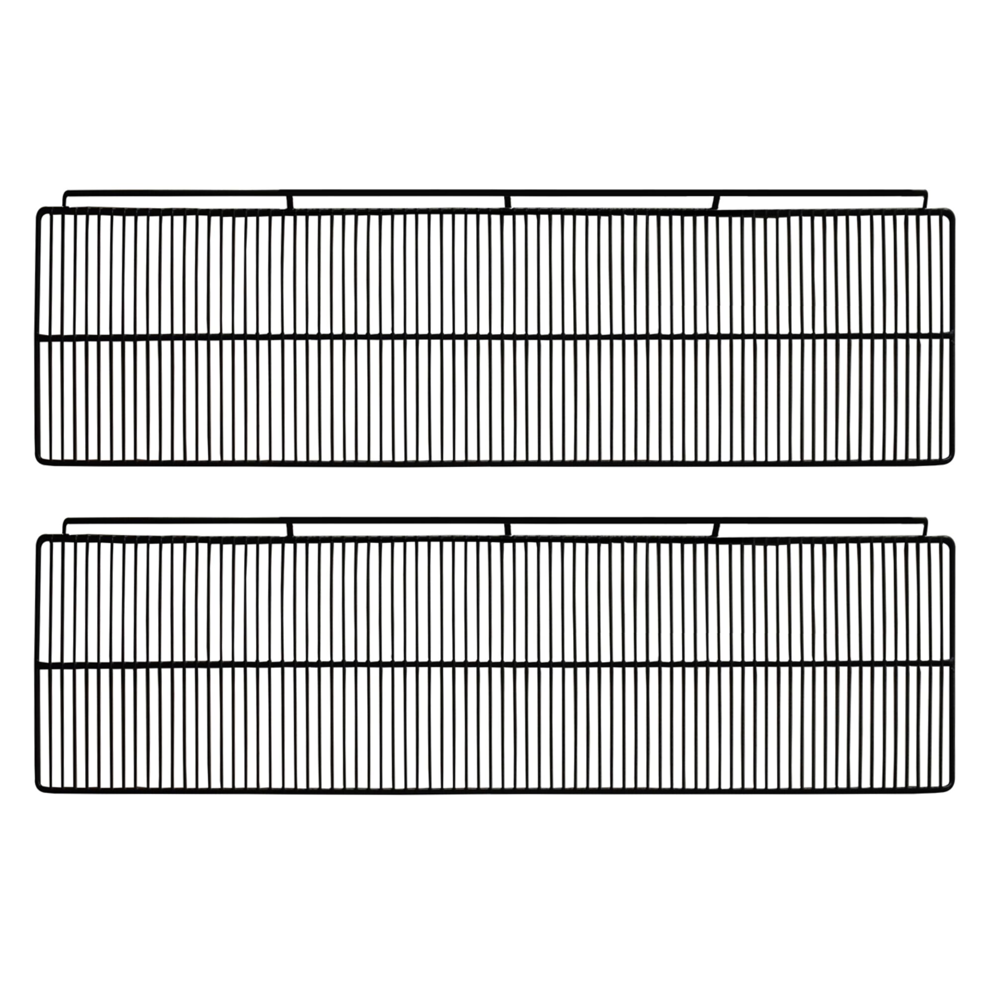 (2 pièces) - Grille de support - 1230x320 mm - noir - adaptée aux tables réfrigérées de bar BKTLG320S & BKTG320S