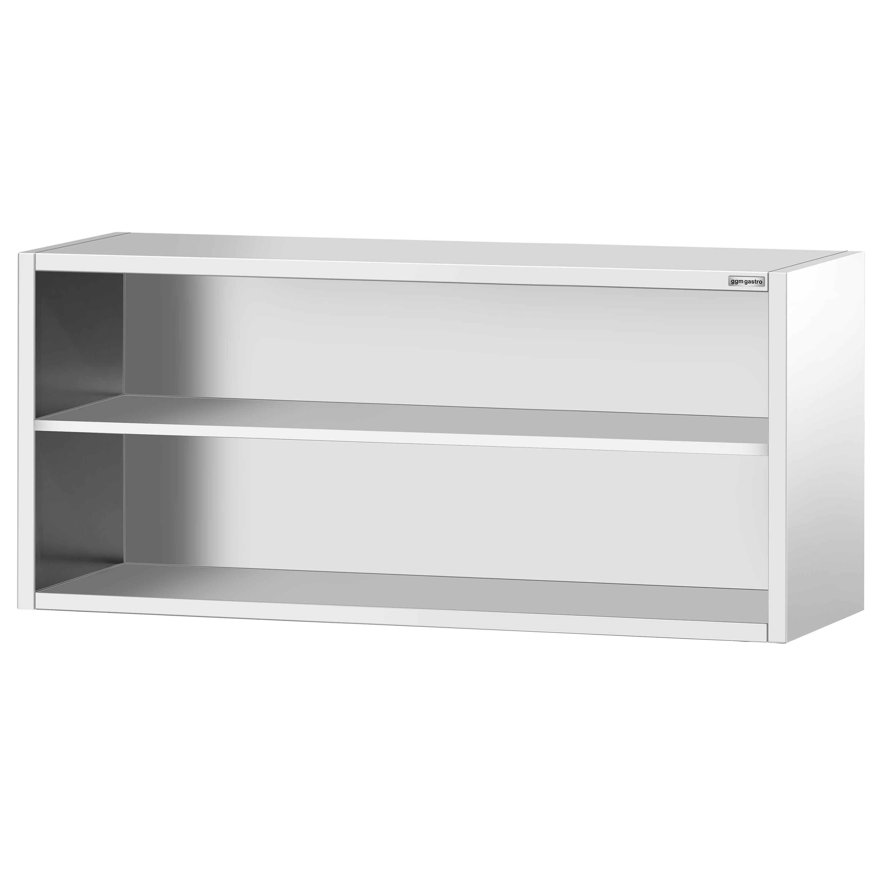 Armoire murale en acier inoxydable PREMIUM - 2000x400mm - sans portes (ouvert) - 800mm de haut