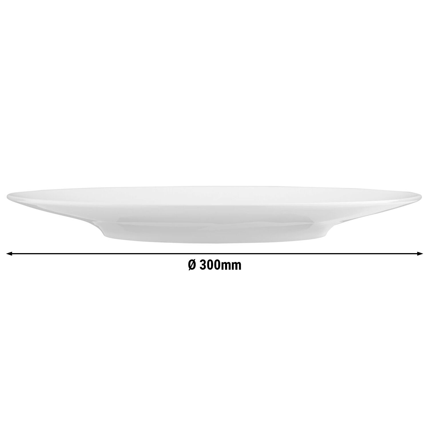 (6 Stück) SELTMANN WEIDEN | Teller - flach - Ø 300mm - Weiß