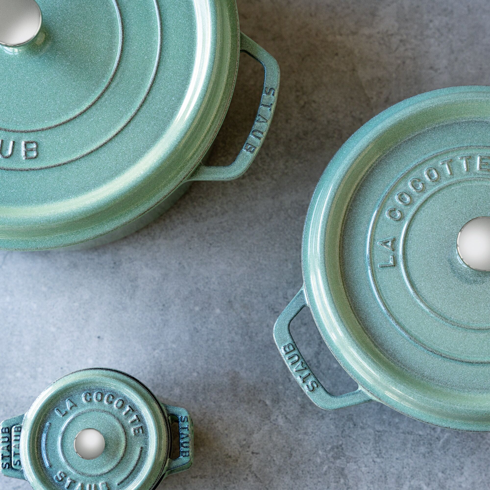 STAUB | LA COCOTTE - Mini Cocotte - Ø 100mm - Fonte - Vert sauge	
