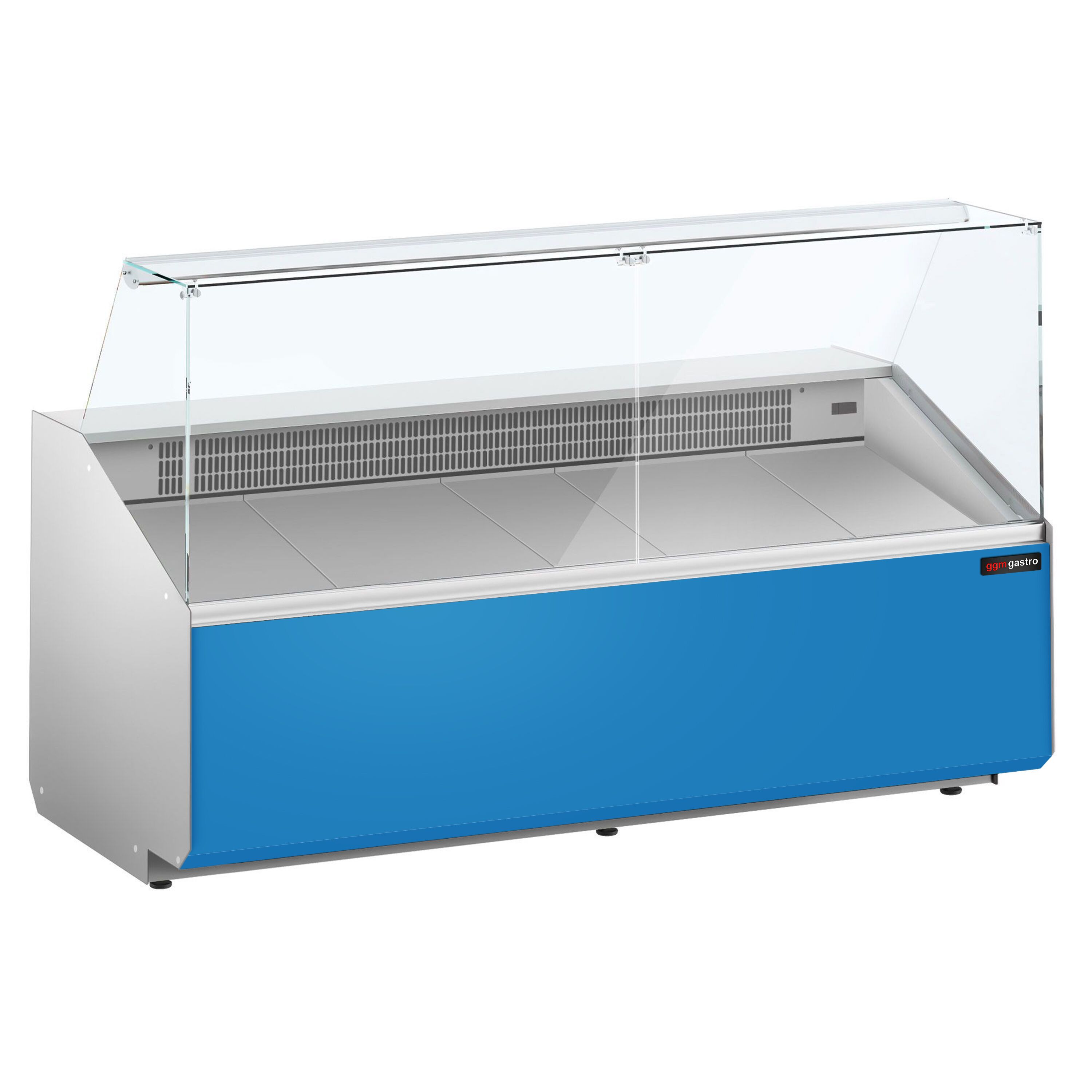 Serve Over Counter - 2506mm - front panel light blue - capacity 512 litres