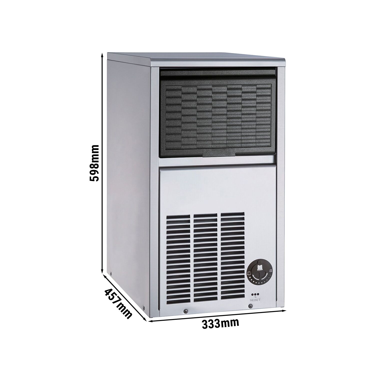 Machine à glaçons - Cylindre - 20 kg/24 h