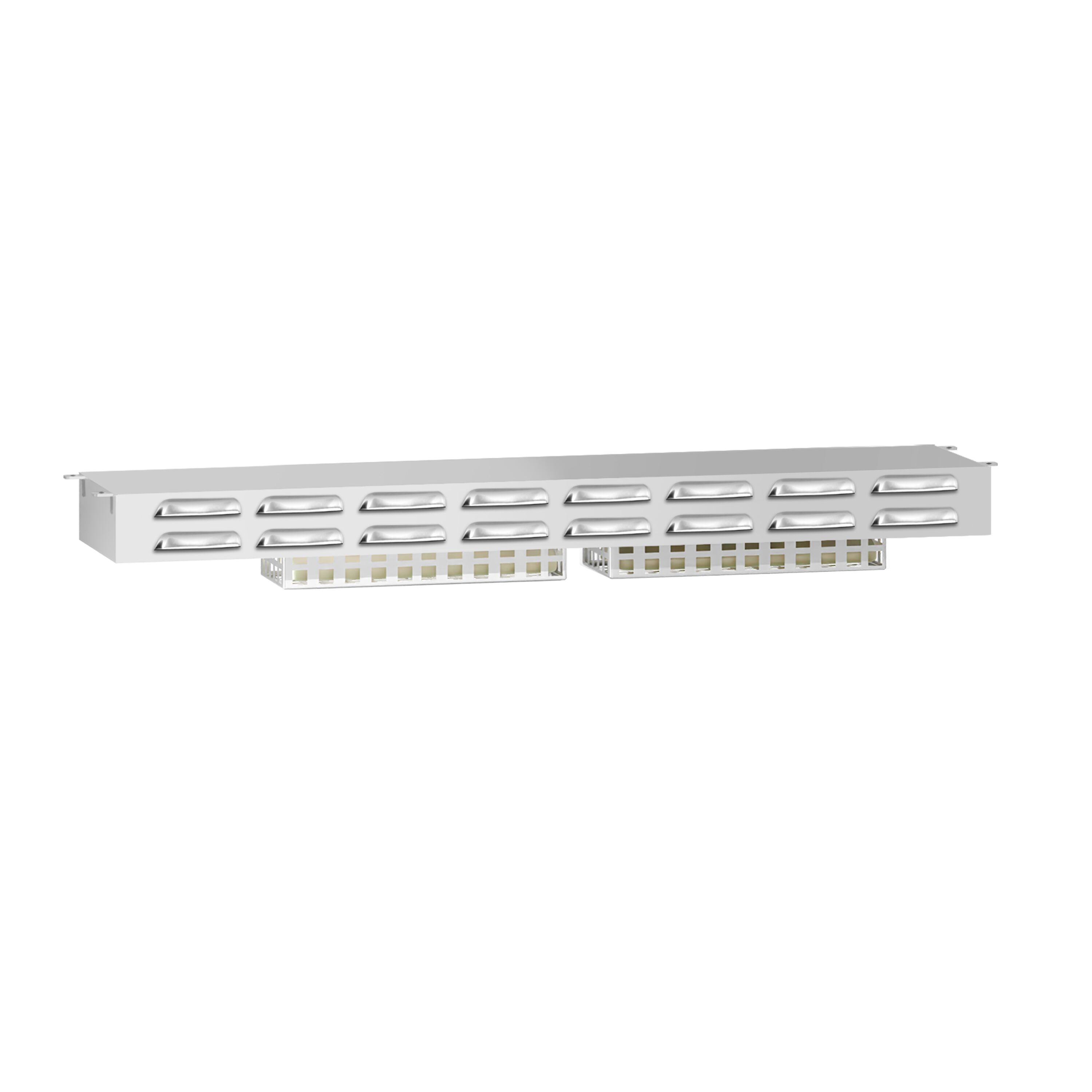 Rampe chauffante infrarouge à 2 éléments/résistances céramiques - 900x120mm - 700W