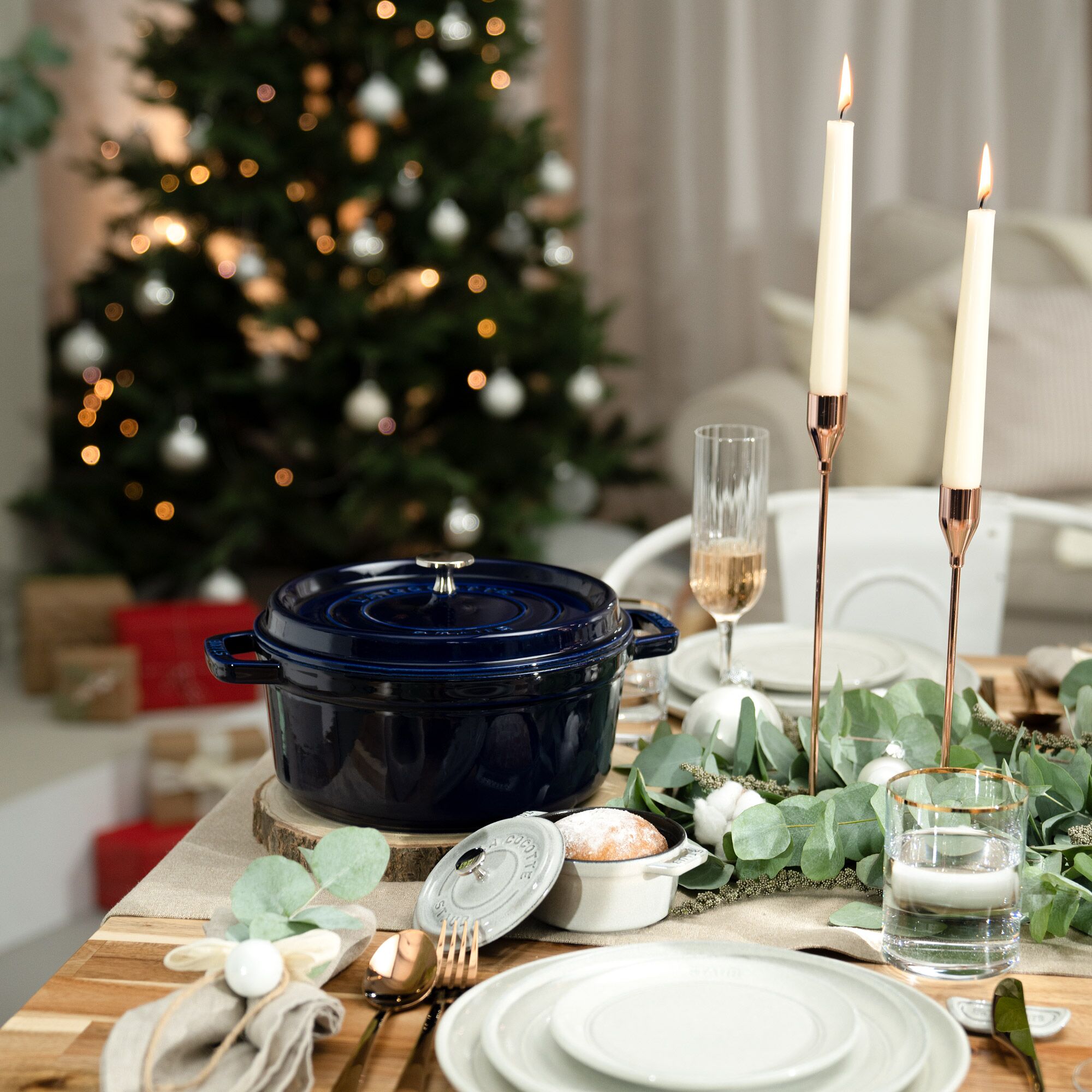 STAUB | LA COCOTTE - Cocotte - Ø 260mm - Gjutjärn - Mörkblå
