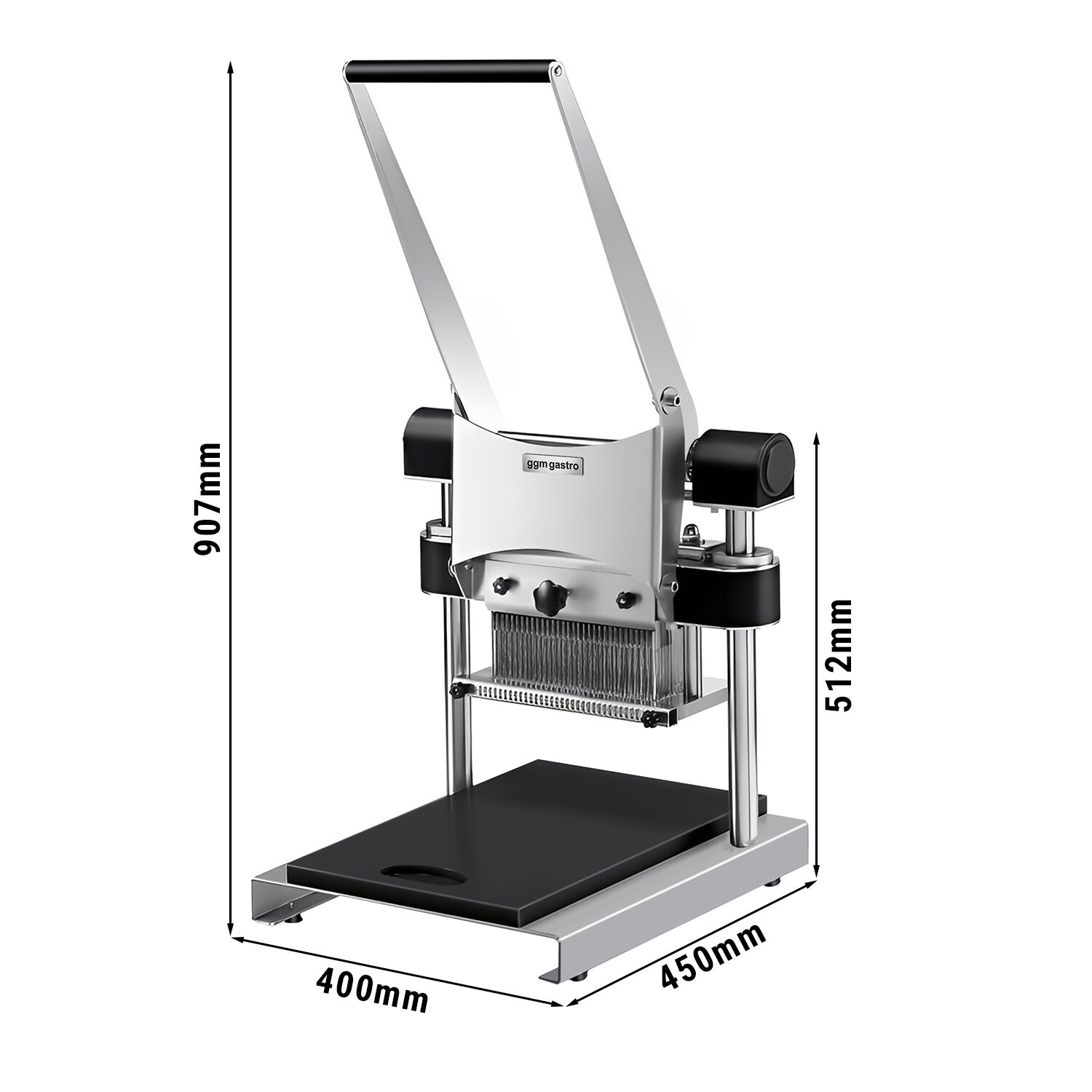 Manual Meat Tenderiser Machine - stainless steel - 400x450mm