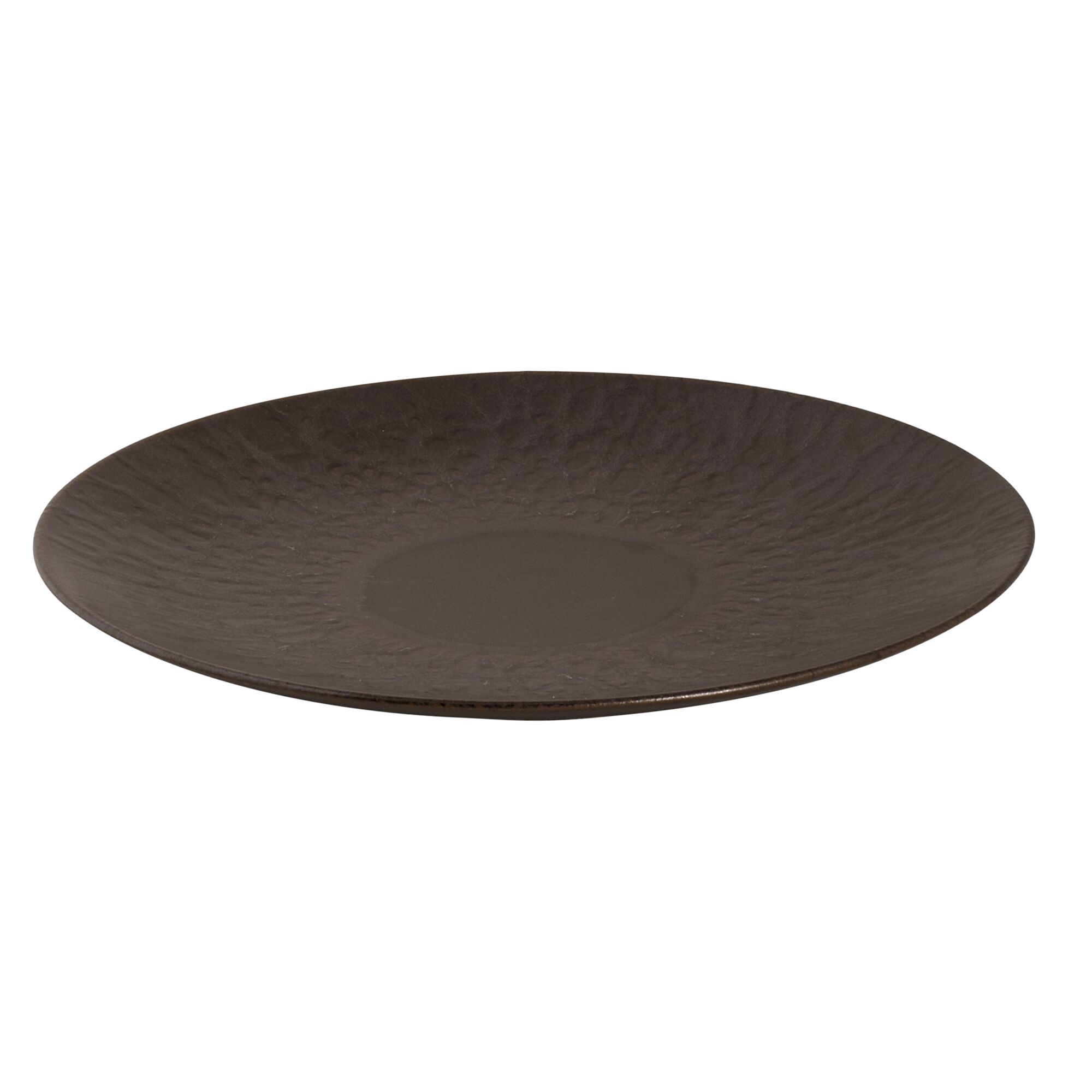 (6 Stück) RUST - Teller - flach - Ø 270mm - Braun