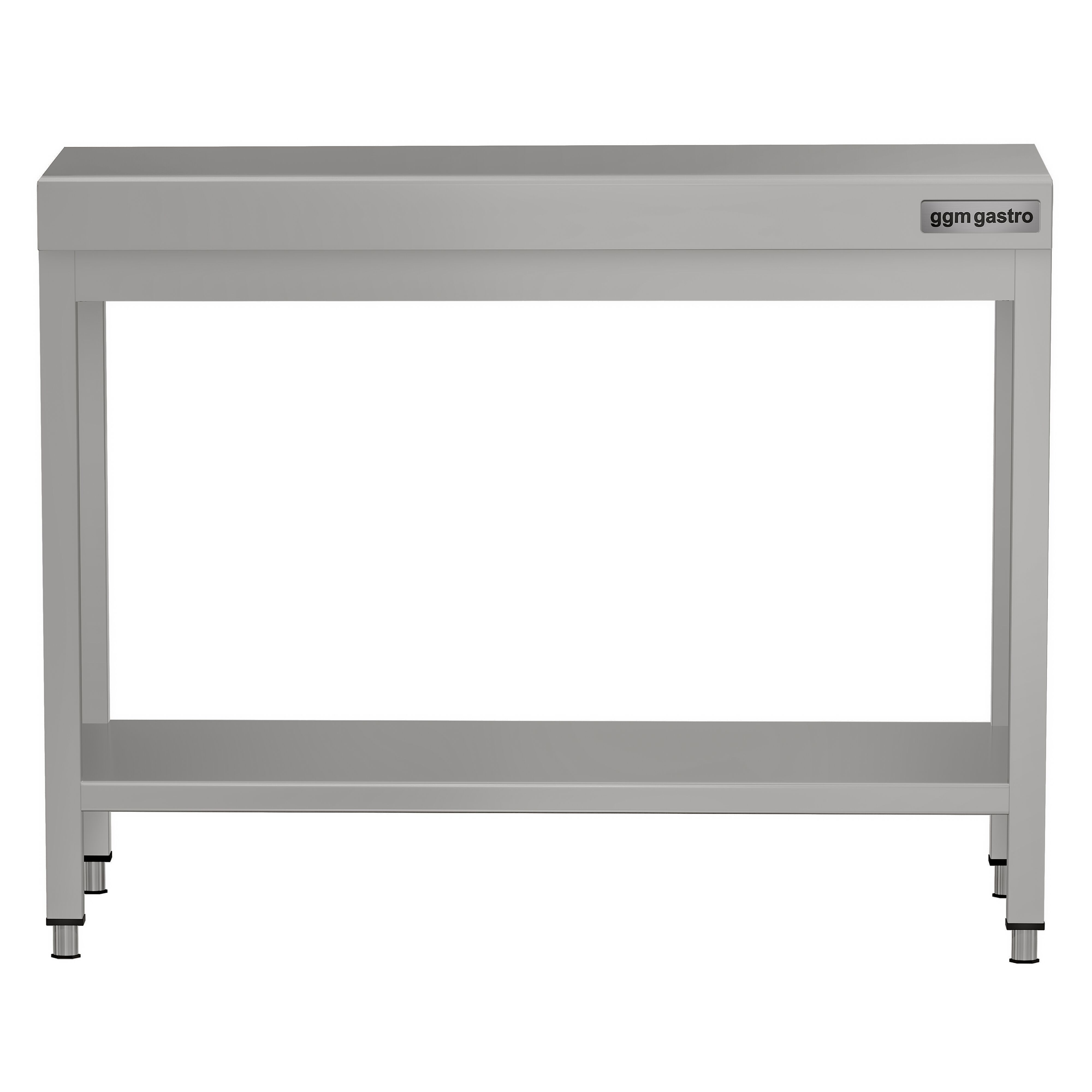 Table de travail en inox ECO – 800 × 600 mm – avec tablette inférieure