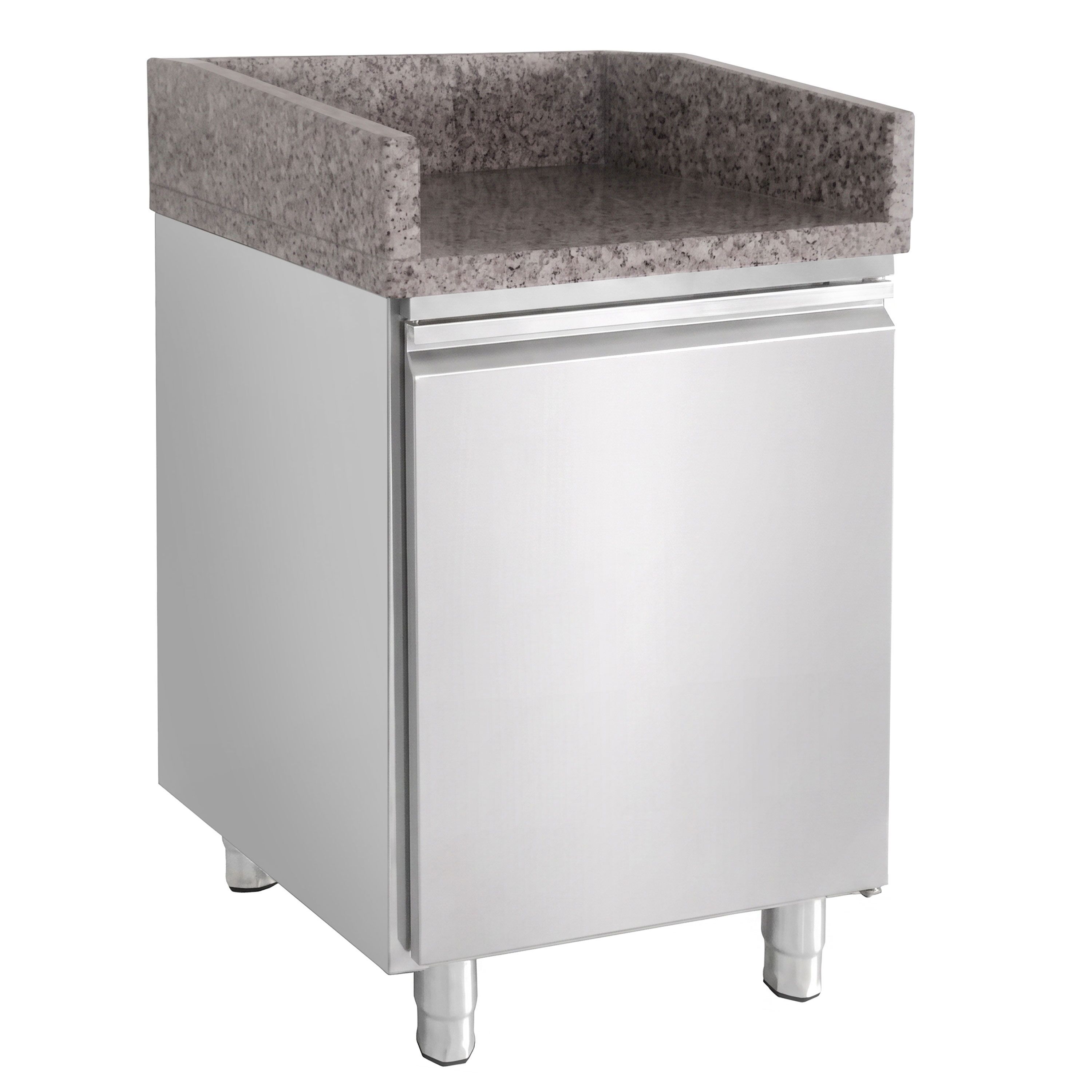 Stainless Steel Till Counter - 500mm - 1 Door - 500x800mm