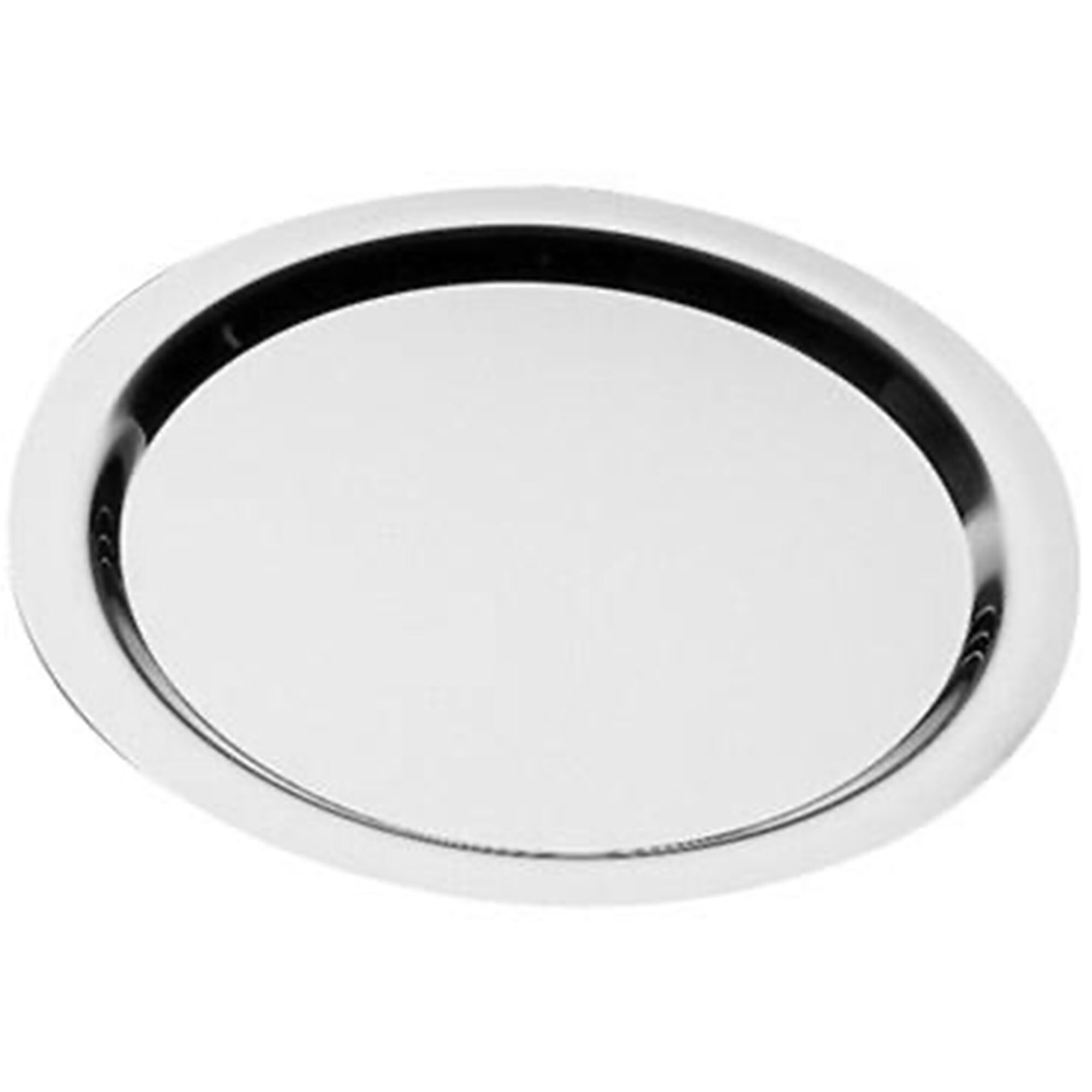 (6 pcs) Serving Tray - FINESSE - Stainless Steel - Ø480mm - Height: 20mm
