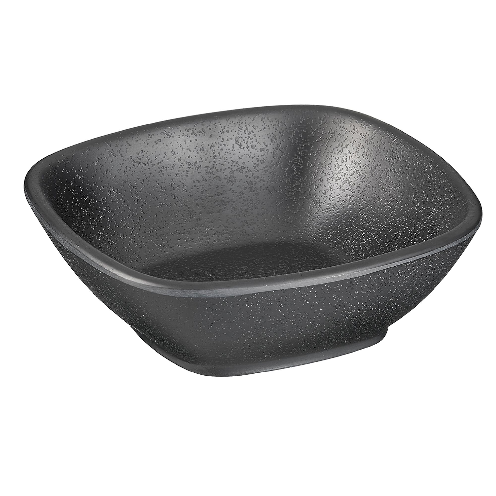 (6 pièces) Bol - ZEN - Mélamine - 0,2 litre - 120 x 120 mm - Noir