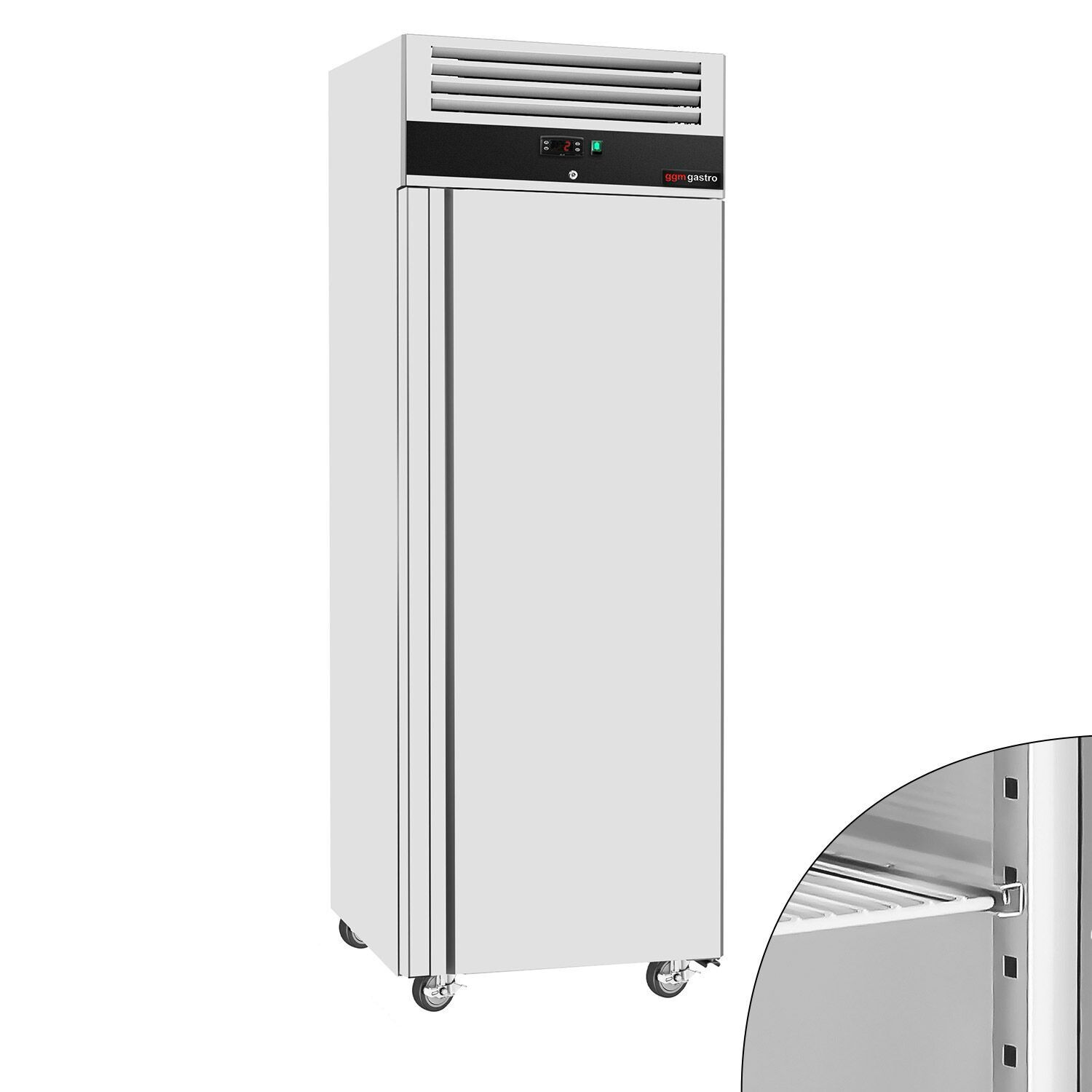 Armoire réfrigérée négative en acier inoxydable inox ECO – 400 litres – avec 1 porte