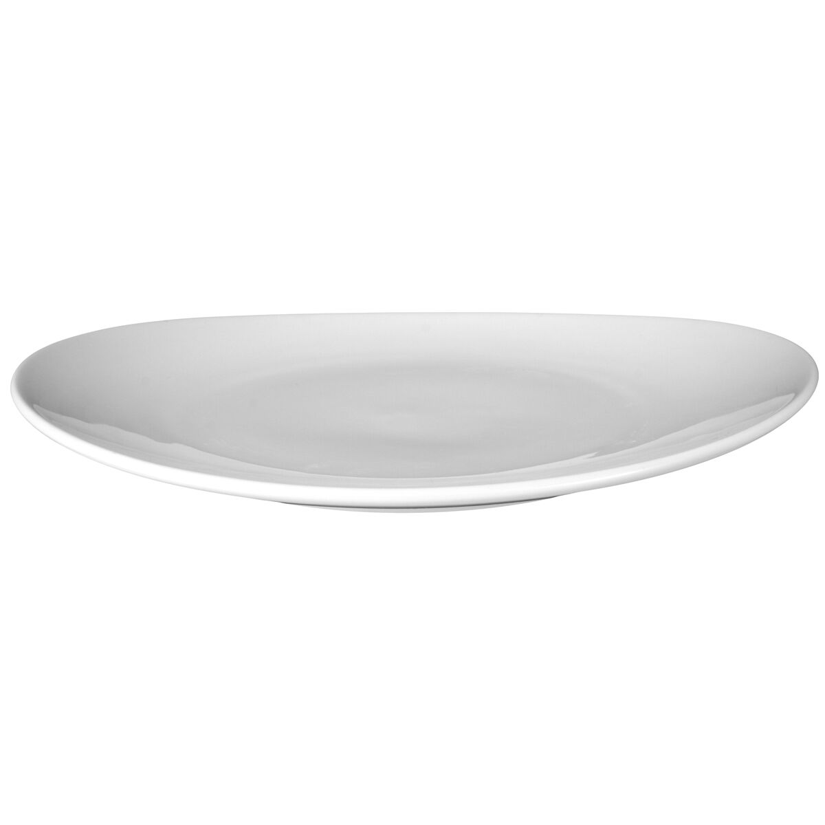 (6 stuks) SELTMANN WEIDEN | Bord - plat ovaal - 302x277mm - Wit