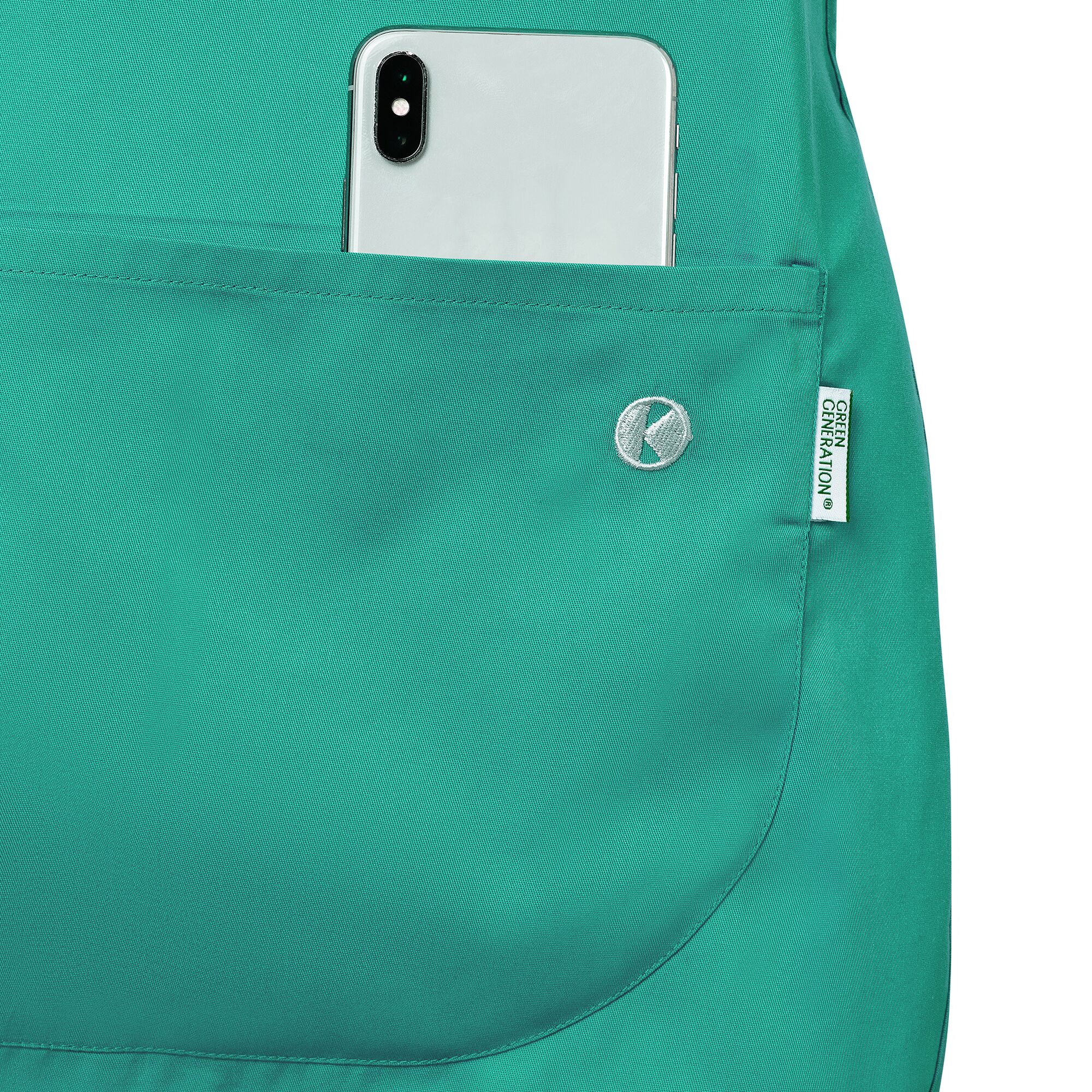KARLOWSKY | Überwurfkasack Essential - Smaragdgrün - Größe: XL