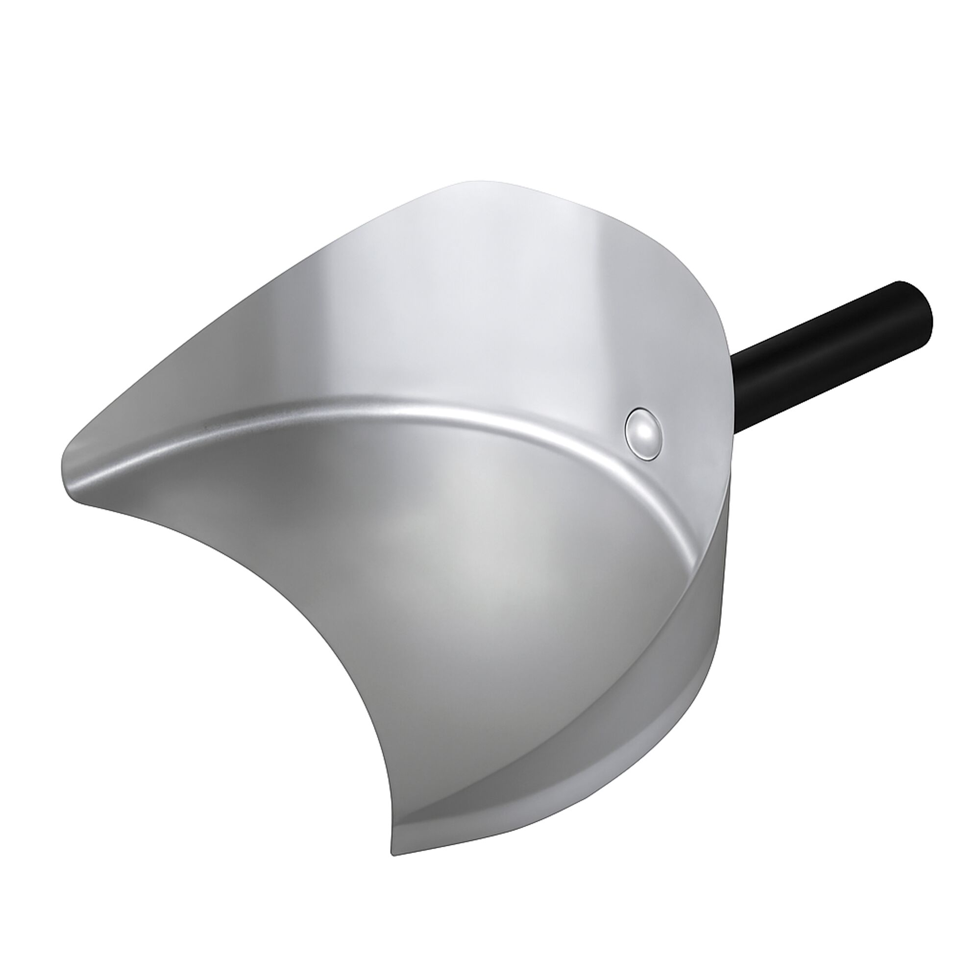 Pelle de kebab - 270x255x115mm - Inox - avec poignée en plastique