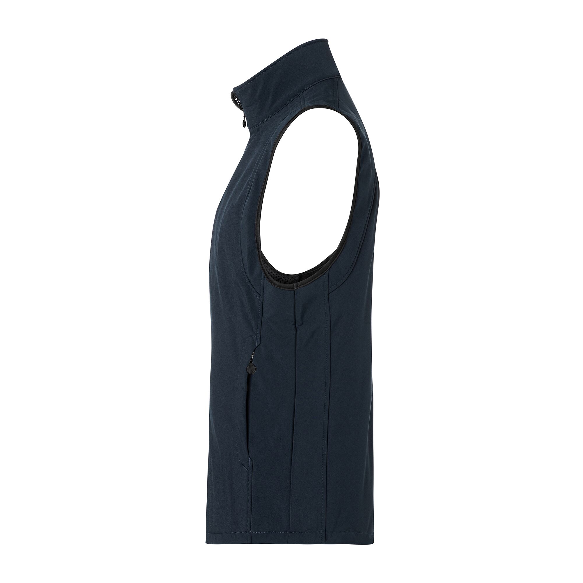 KARLOWSKY | Men's Softshell Gilet Classic – Marine - L - Waterproof 5000 mm - Windproof & Breathable