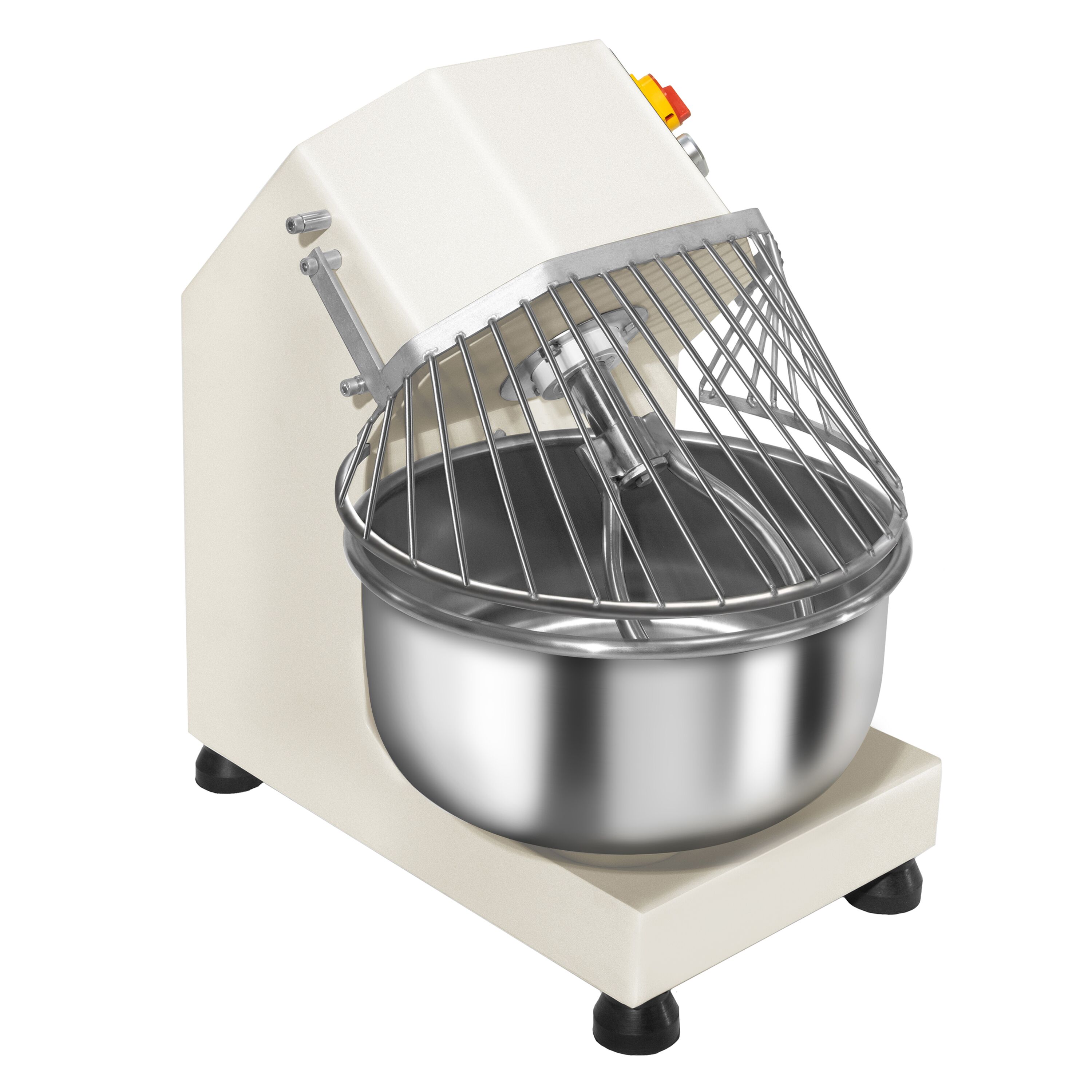 Pétrin à Pâte / Pétrin à spirale - 20 Litres / 10 kg - avec Cuve Fixe - 230 V