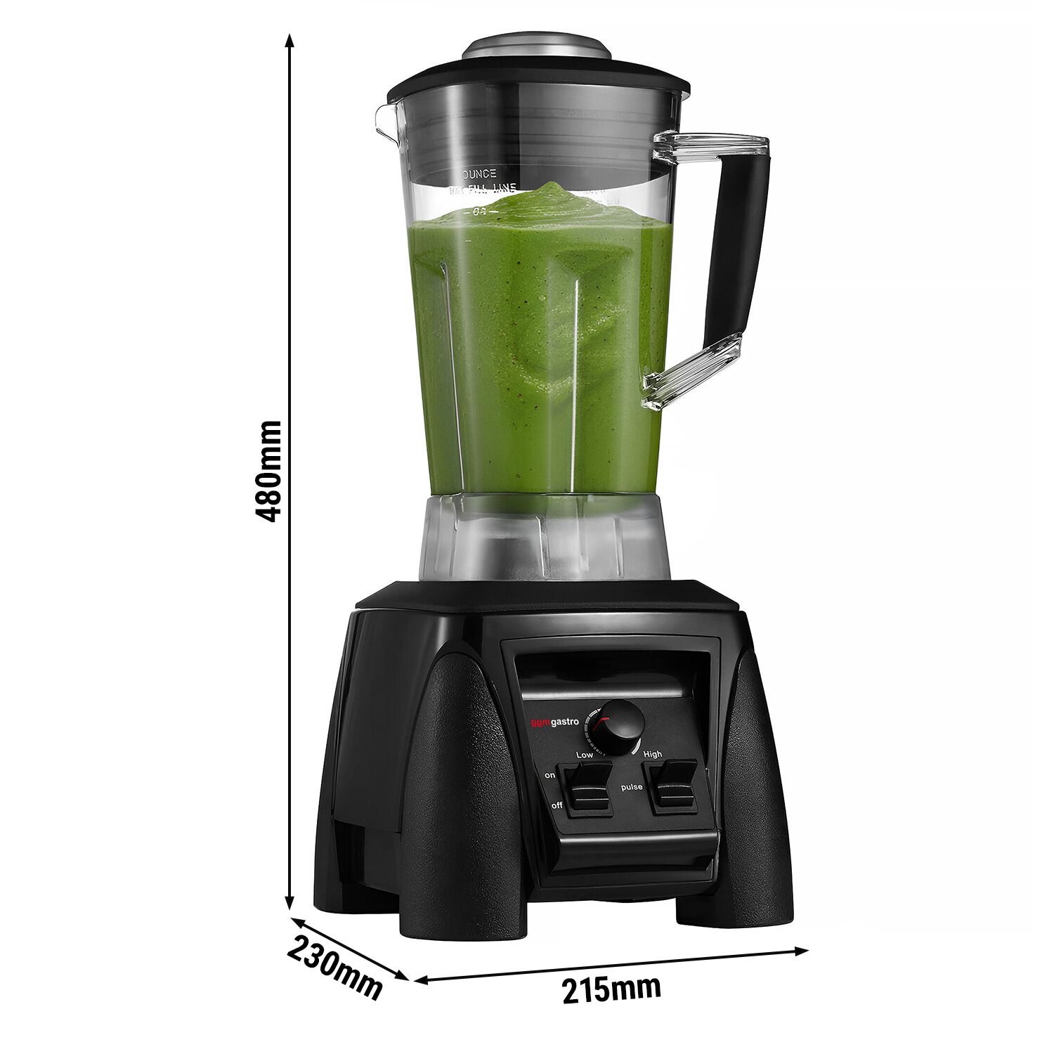 Commercial Bar Blender - 2L - 1500W