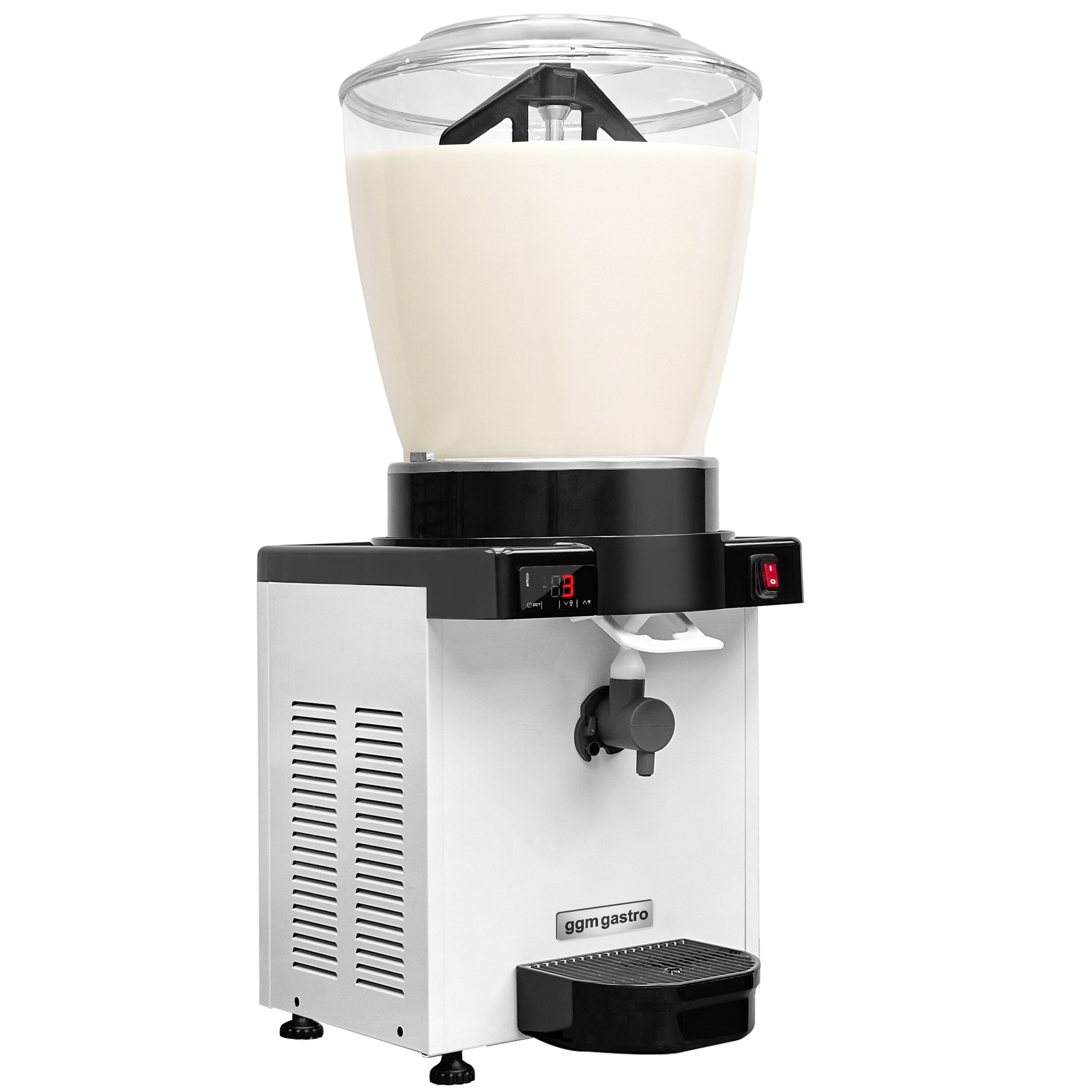 Distributeur d’ayran - 22 L - 500W - pour ayran moussant - Blanc