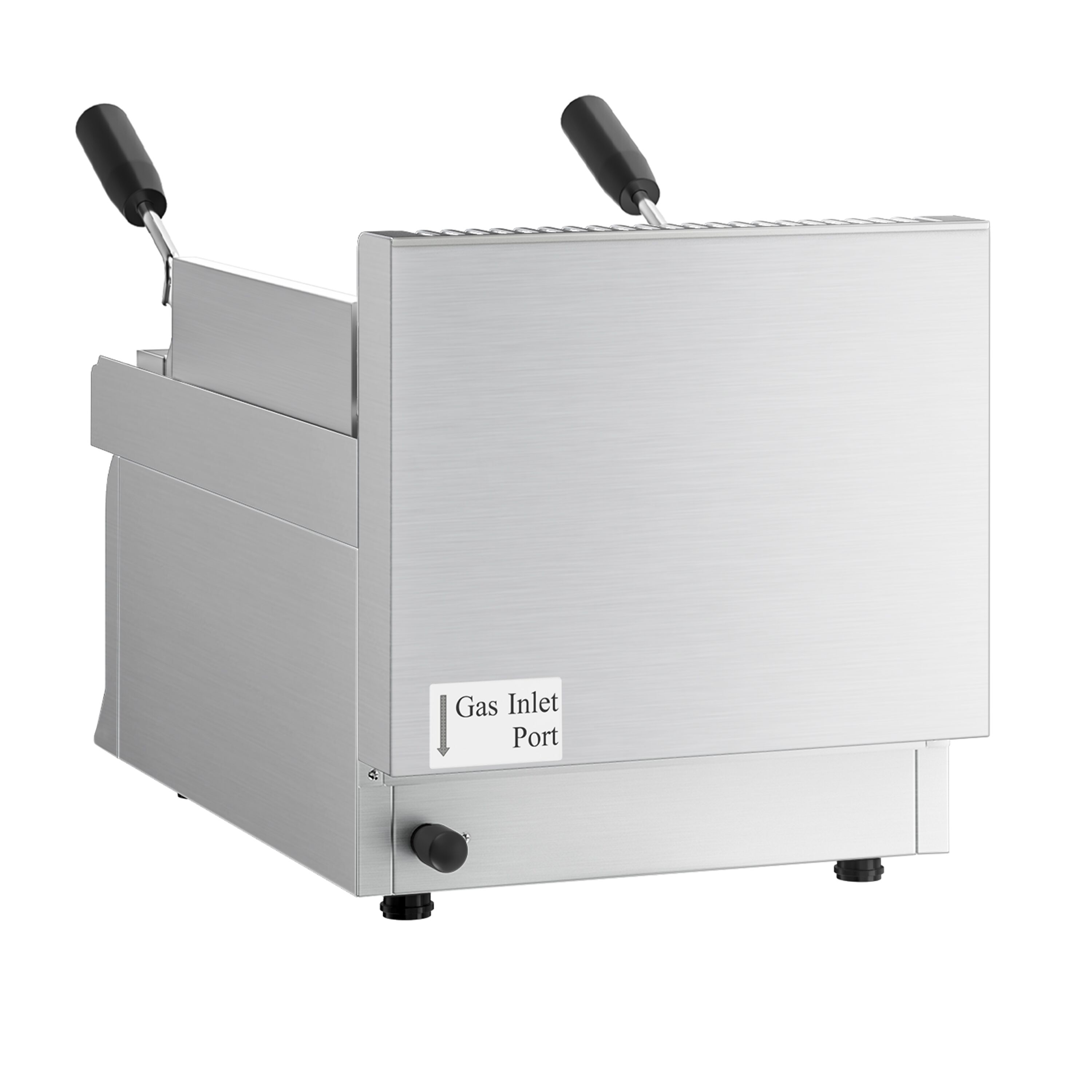 Grill à pierre de lave à gaz – 7 kW – grille inclinable
