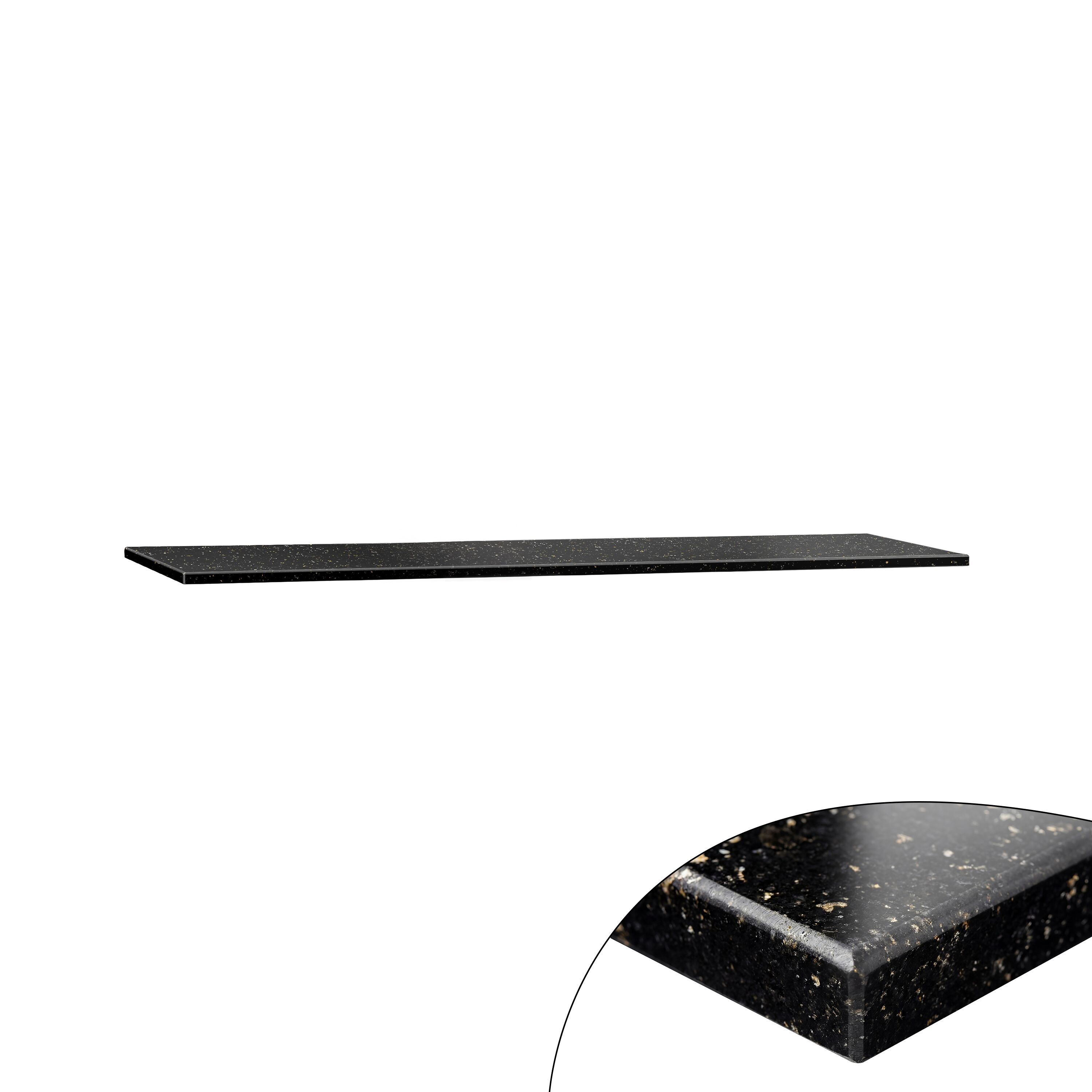 Plan de travail en granit Star Galaxy - 1500x600mm