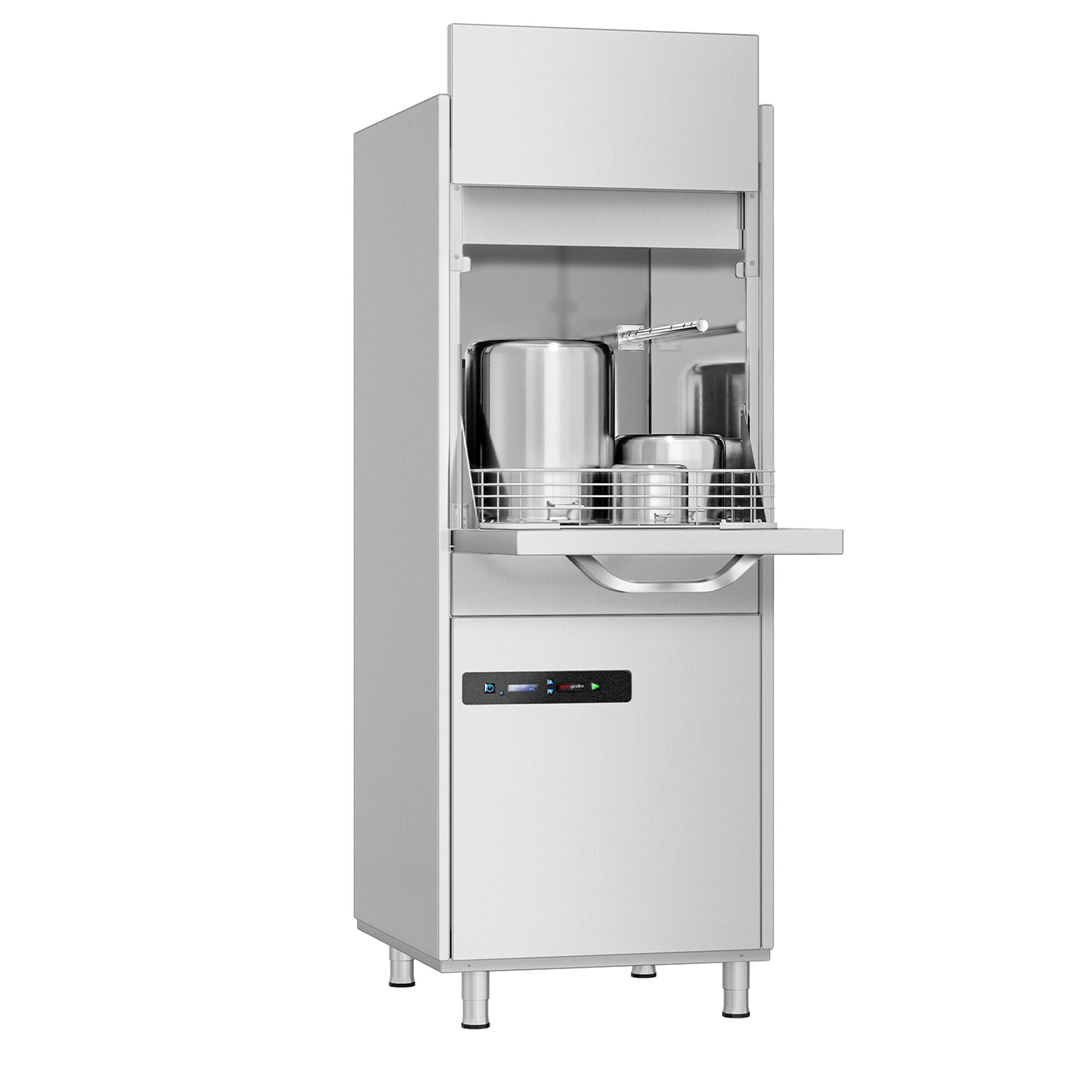 Lave-batterie à double paroi - numérique - 12,2 kW - avec pompe à détergent et pompe à liquide de rinçage