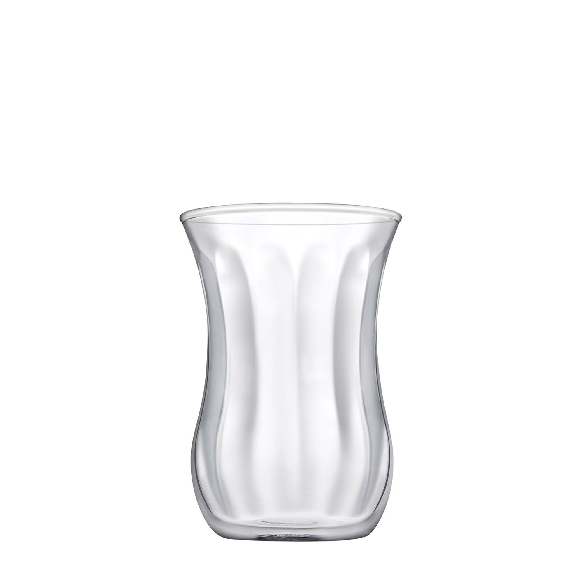 (72 pcs) Verre à thé texturé - AQUA - 120 ml