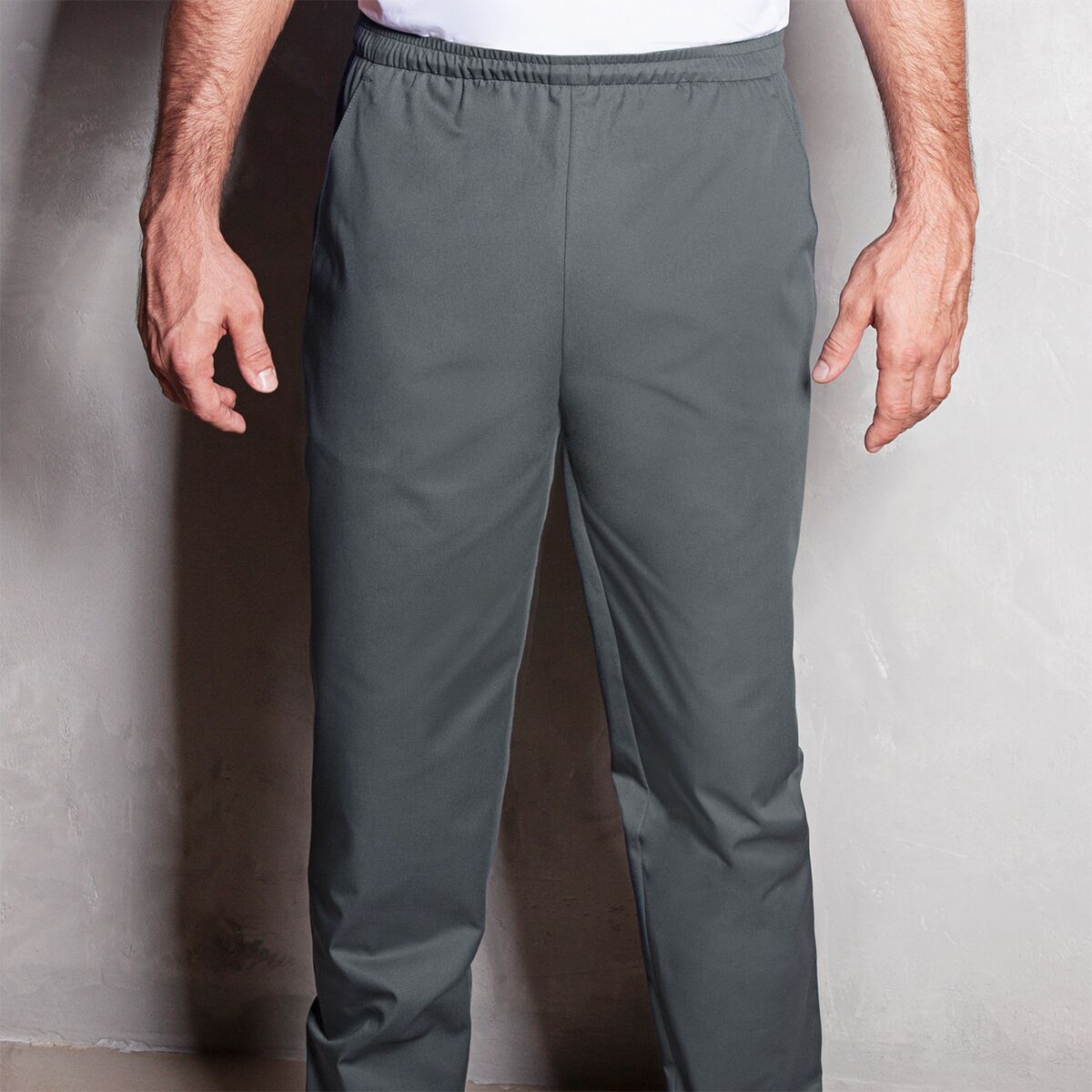 (6 pièces) KARLOWSKY | Pantalon à enfiler Kaspar - Anthracite - Taille : M