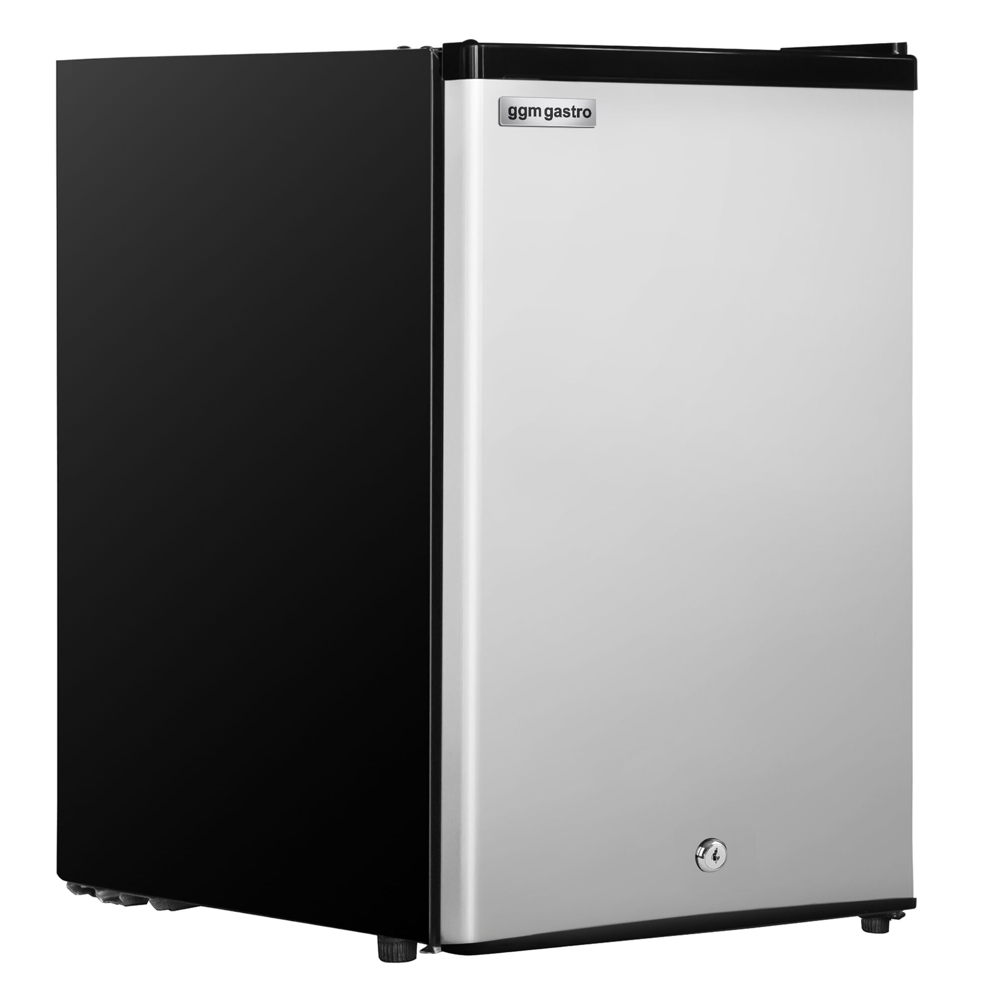 Mini congélateur - 440mm - 60L - avec 1 porte & serrure - Noir - porte réversible