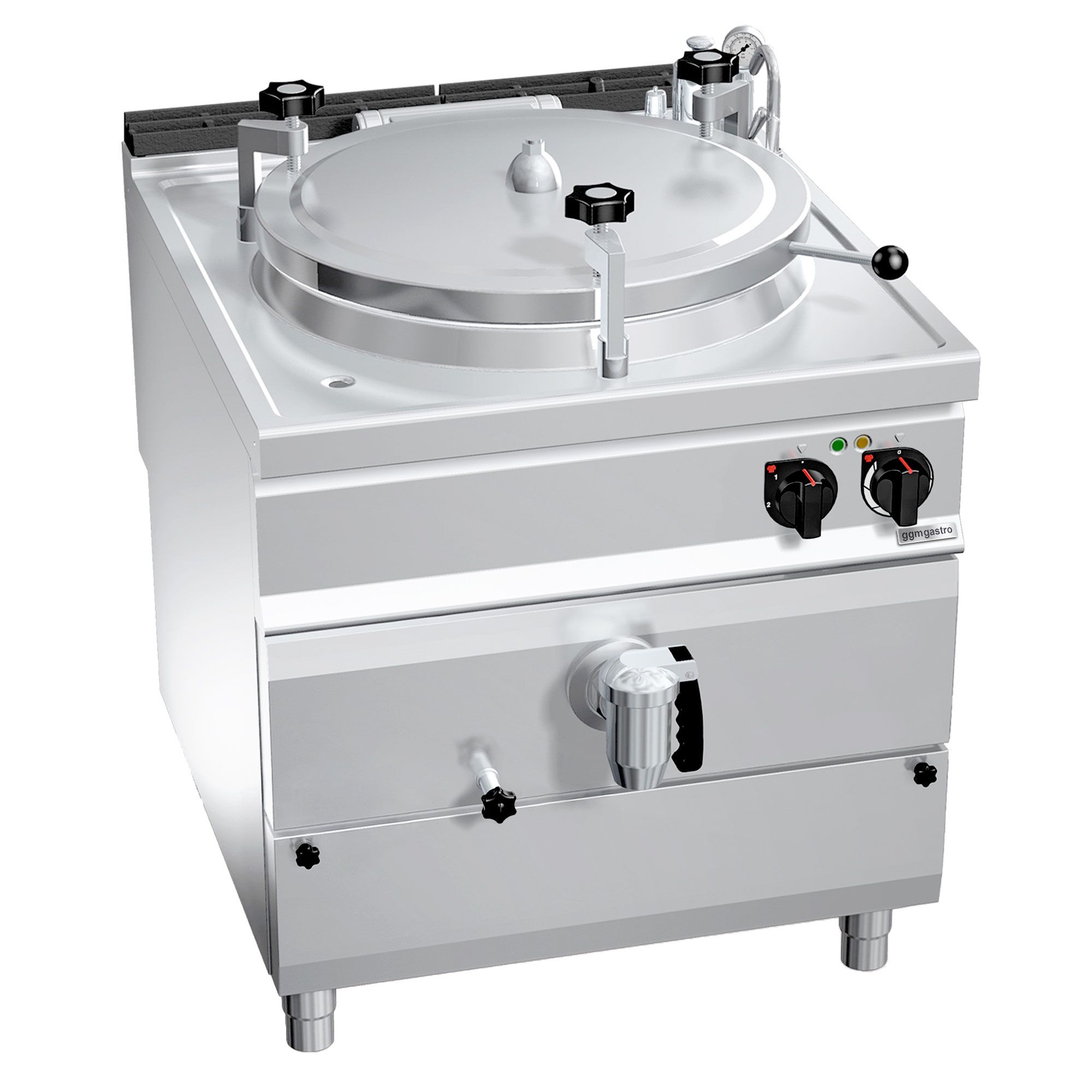 Electric Pressure Boiling Pan - 200L - 32kW - Indirect Heating - with Water Connection