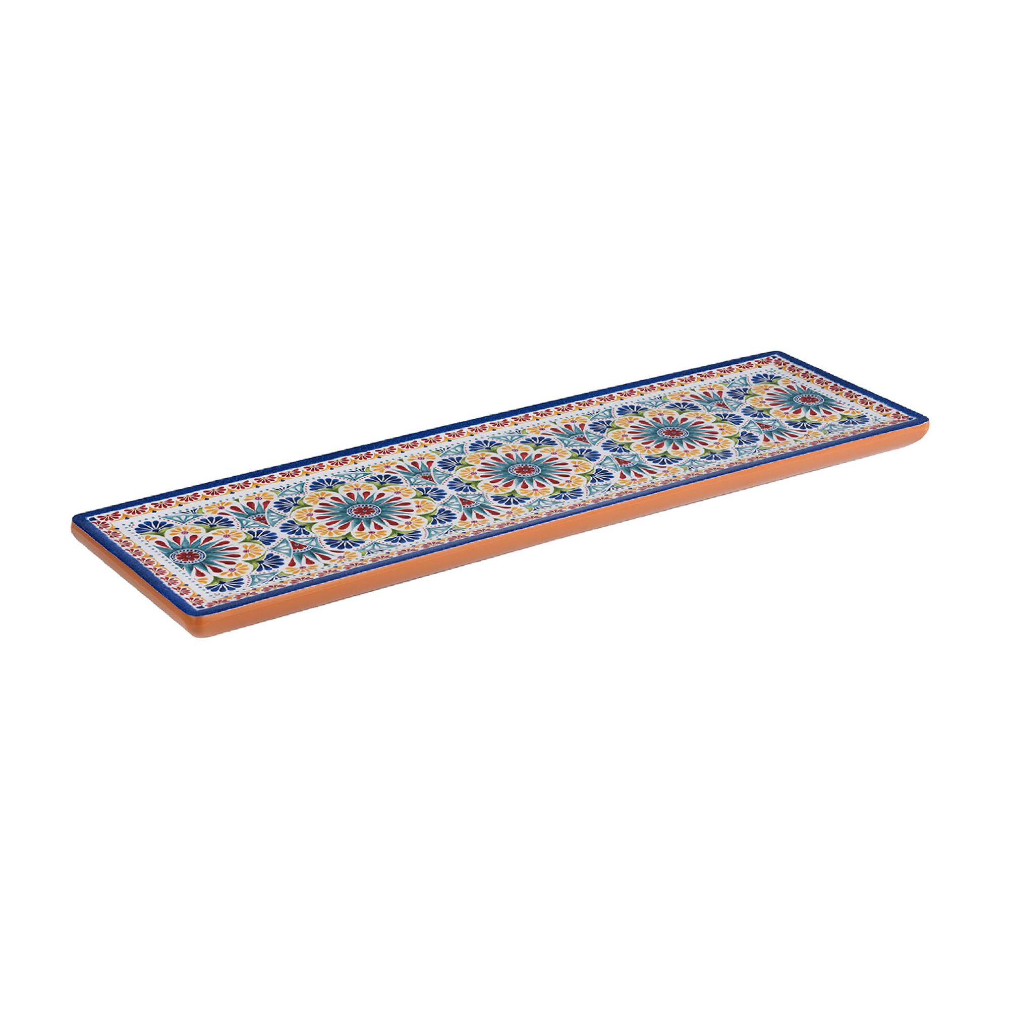 (6 pièces) Plateau GN 2/4 – ARABESQUE – Mélamine – Hauteur : 20 mm – Terracotta