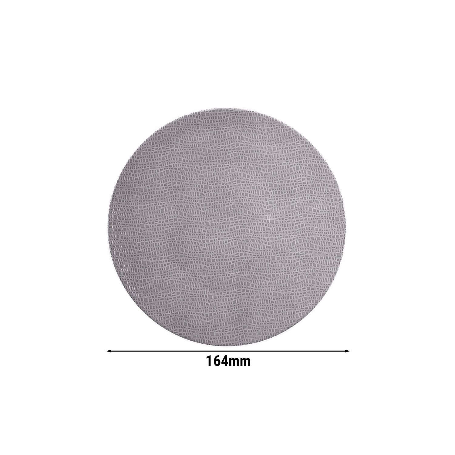 (6 pièces) SELTMANN WEIDEN | Assiette coupe – plate – Ø 165 mm – Gris