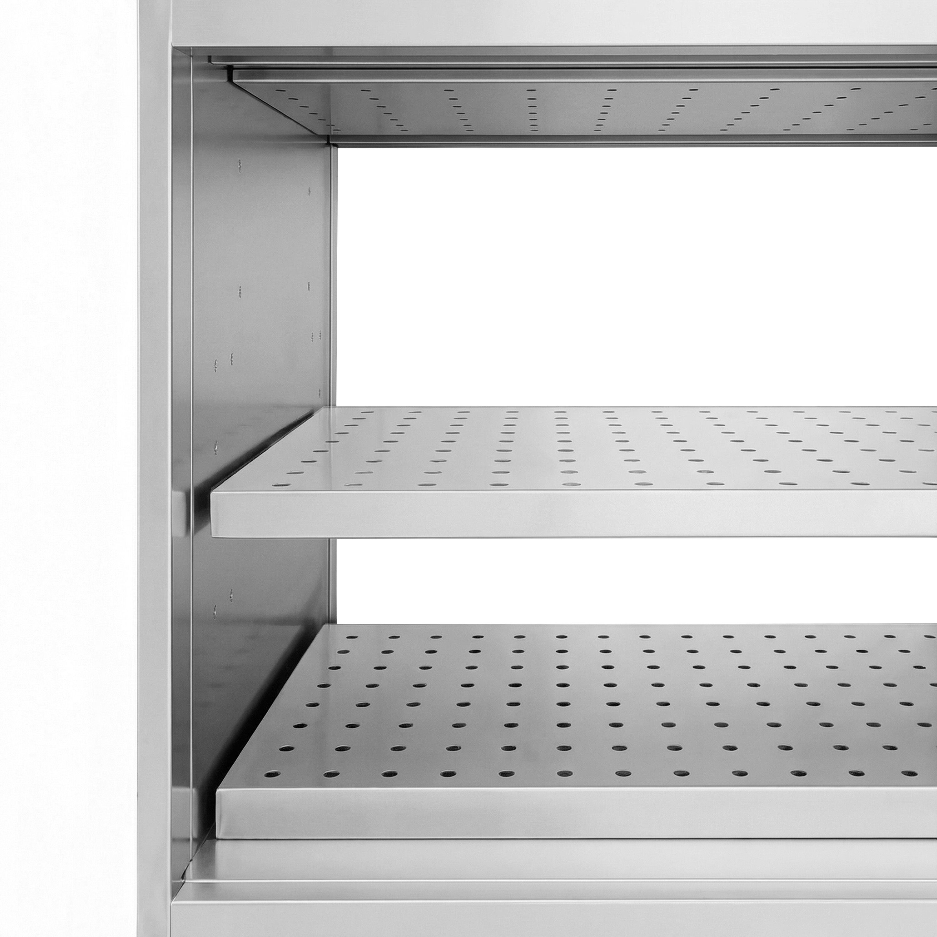 Armoire chauffante professionnelle - 2kW - 1 étagères - 2000x700x870mm