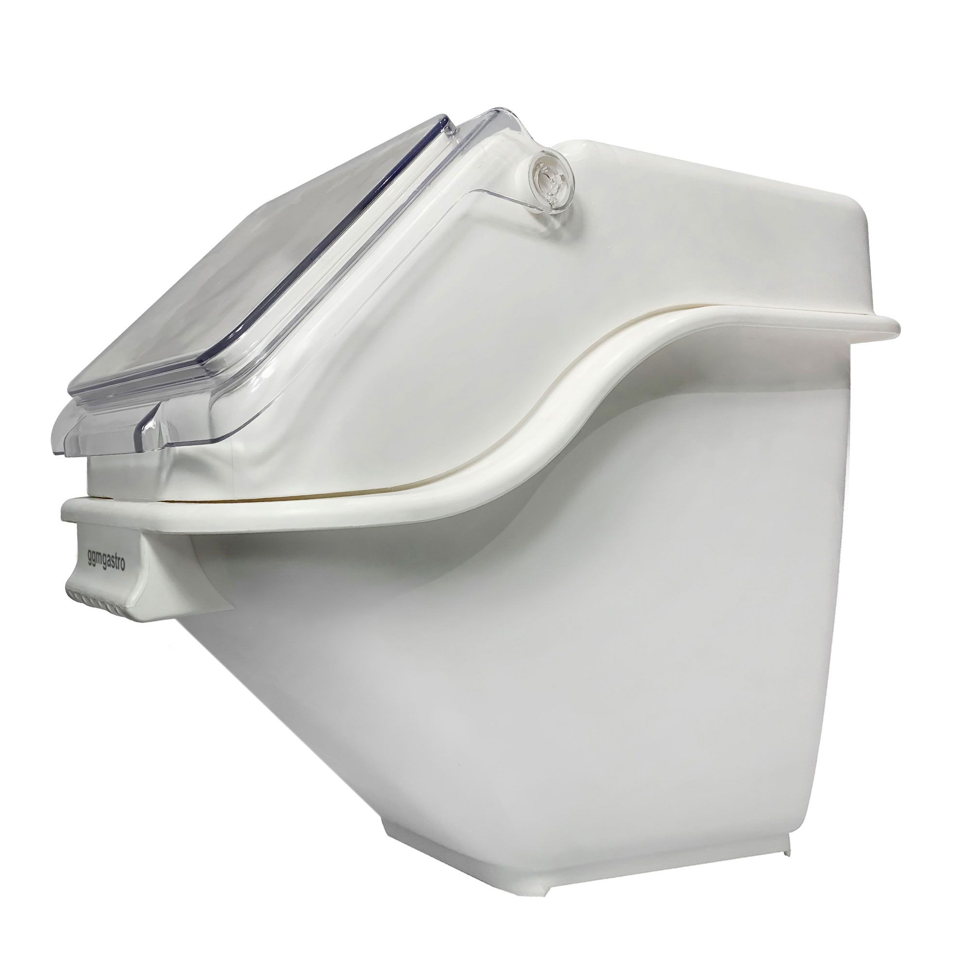 Ingredient Bin - with Flip Lid - 20L - Polypropylene - White - Stackable
