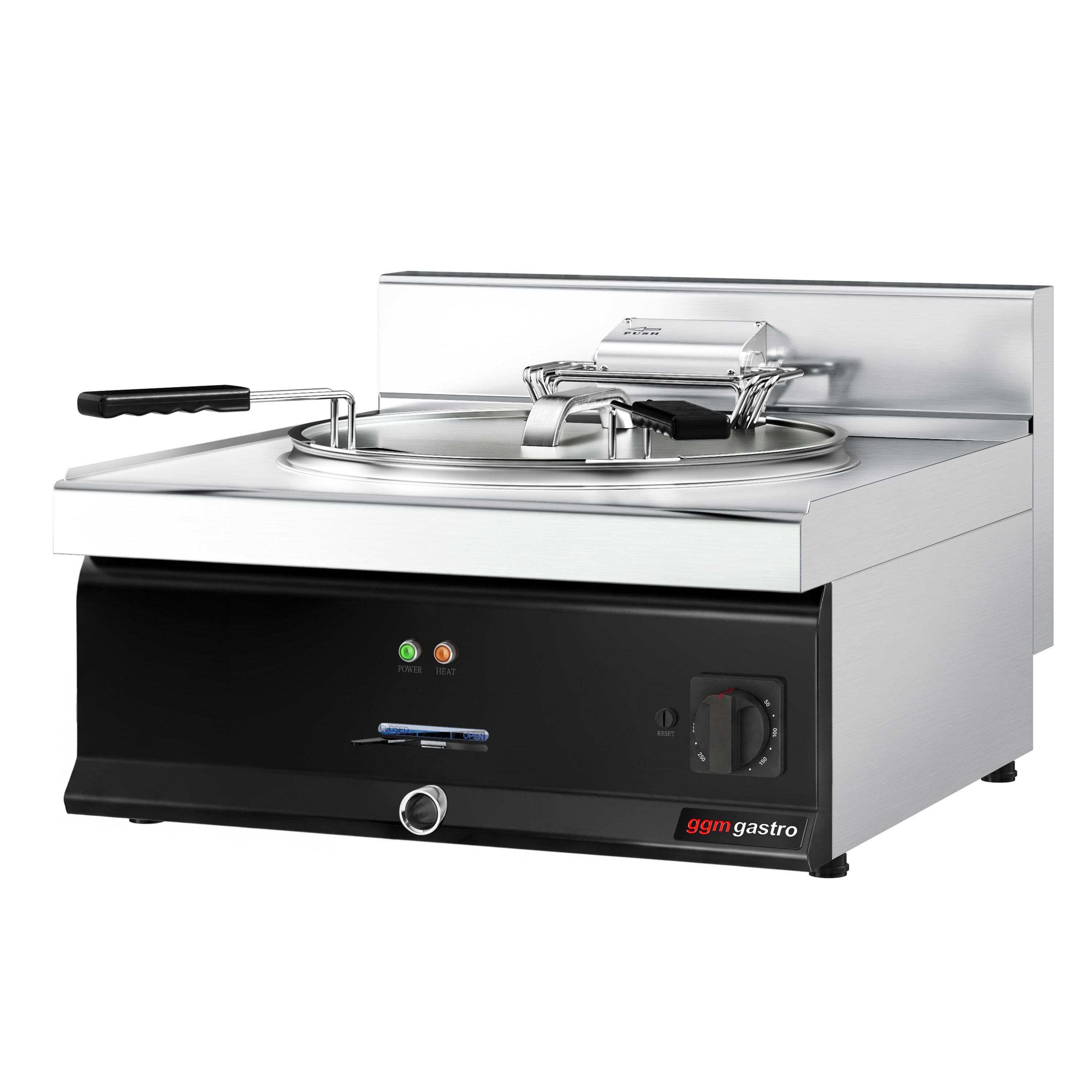 Friteuse de poisson électrique professionnelle - 25L - 14,0kW