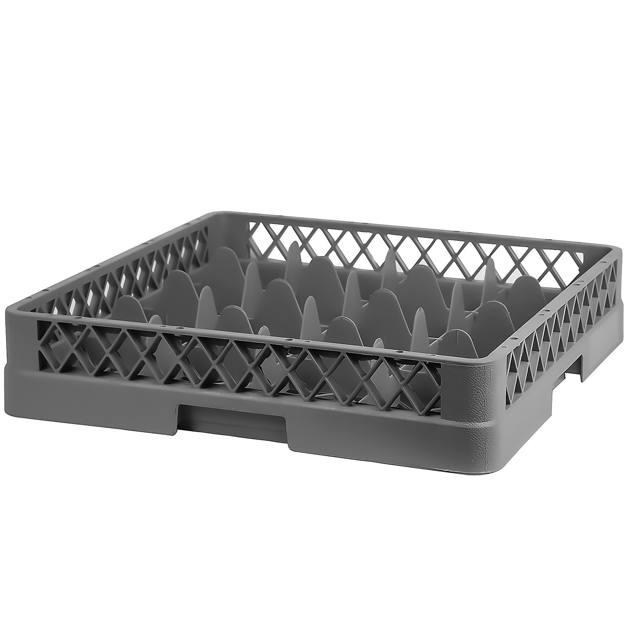 Glass Rack - 500x500mm - 16 compartments - Grey - compatible with ARU16N